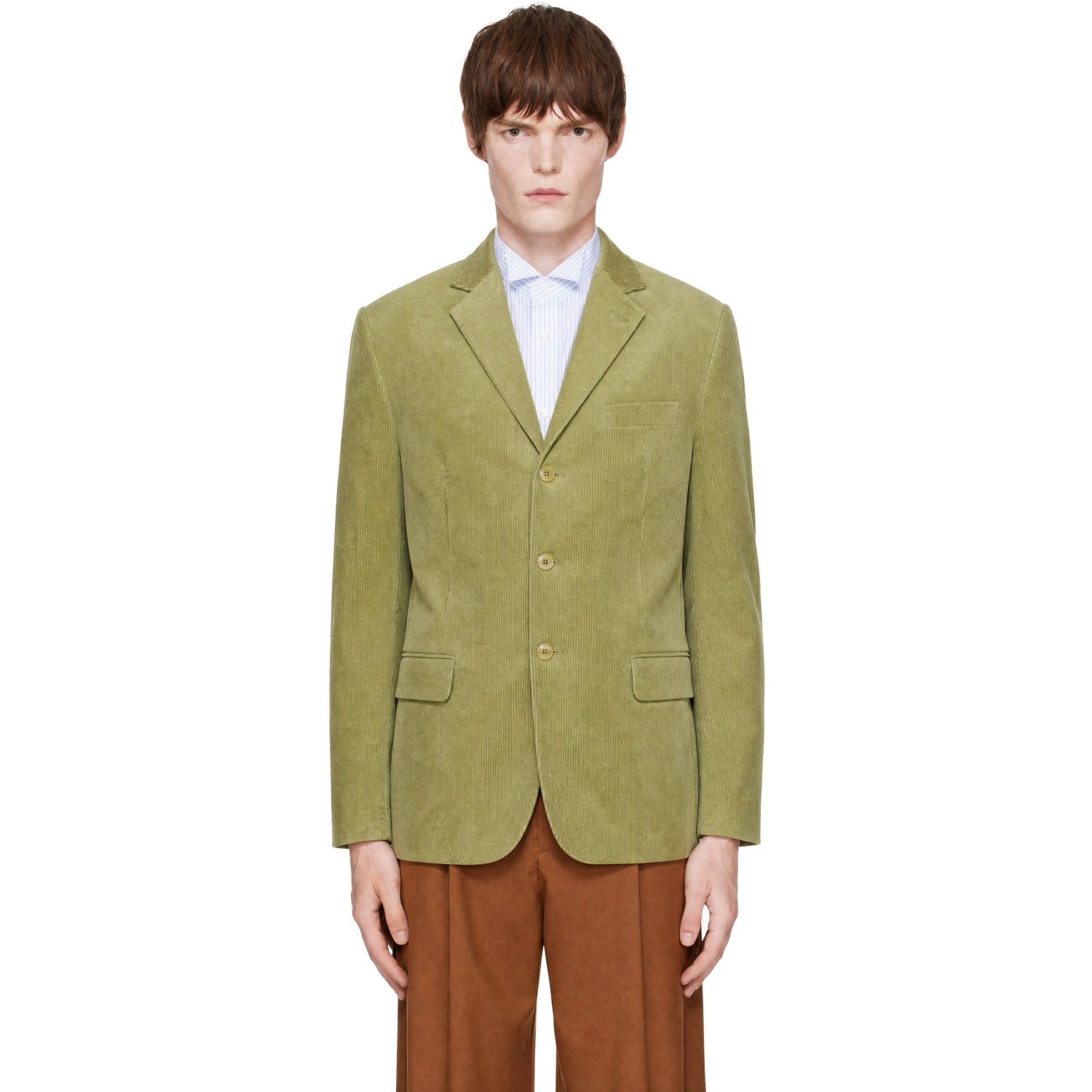 Magliano Green Corduroy Blazer