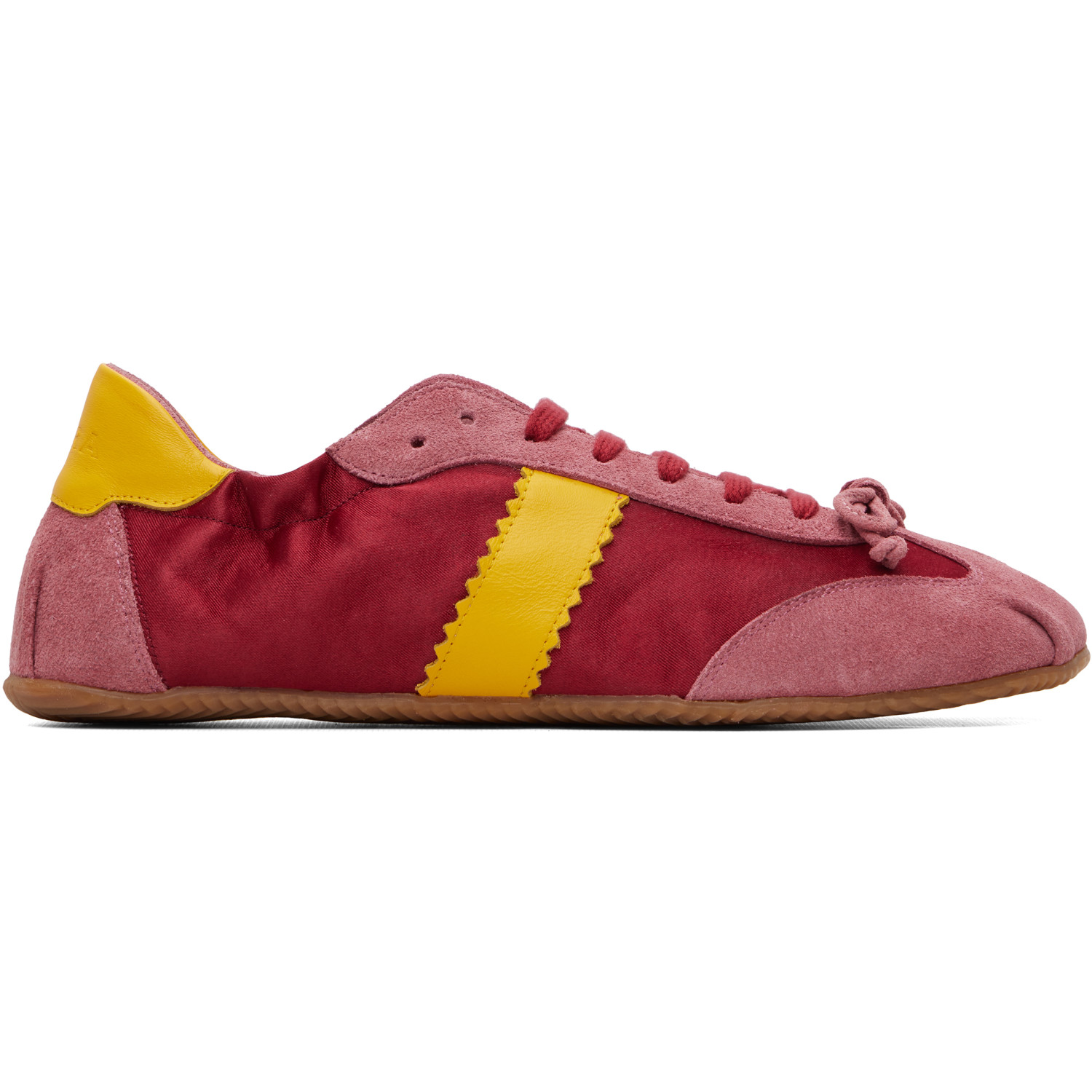 ABRA Pink & Red Ballerina Sneakers