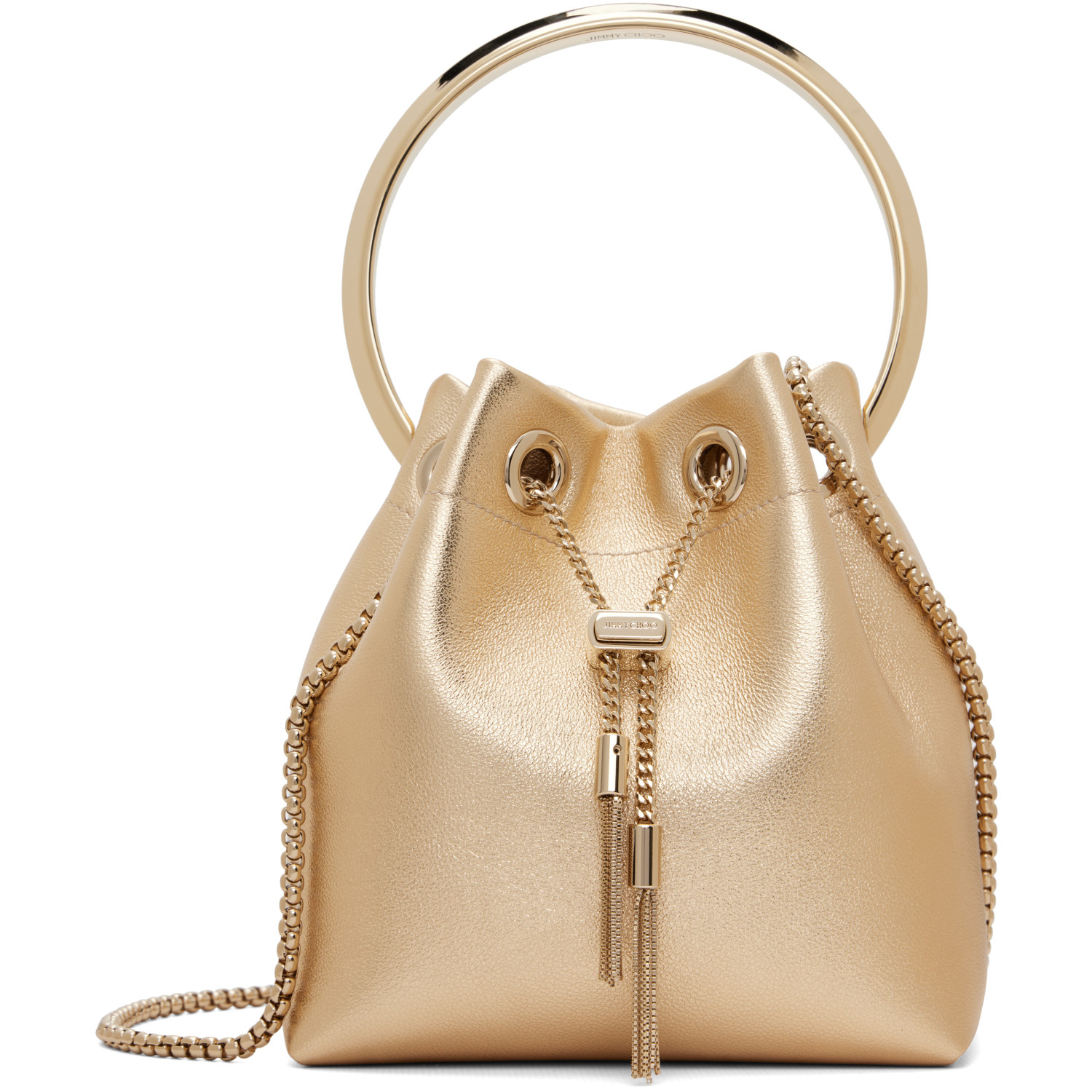 Jimmy Choo Gold Bon Bon Bag