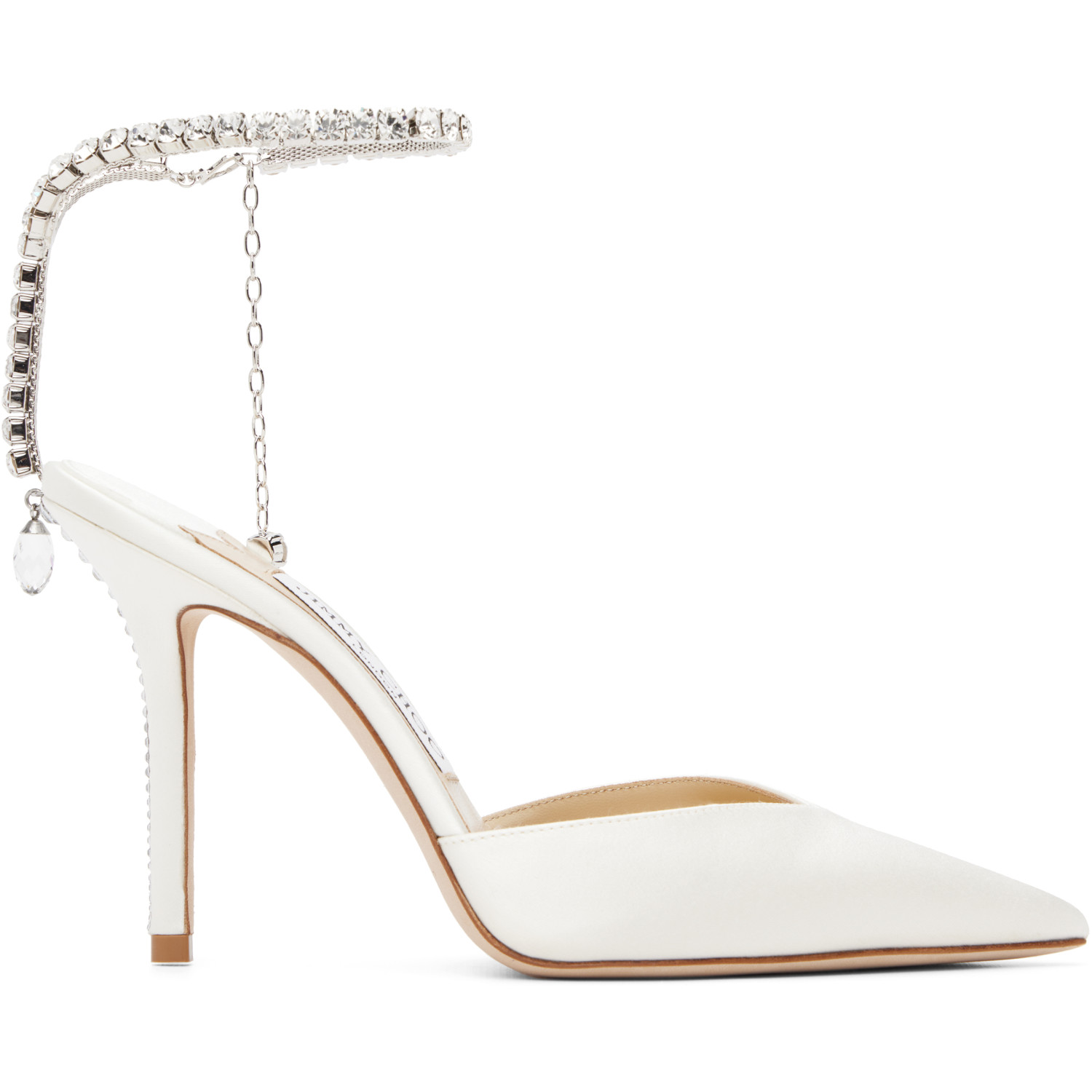 Jimmy Choo Off-White Saeda 100 Heels