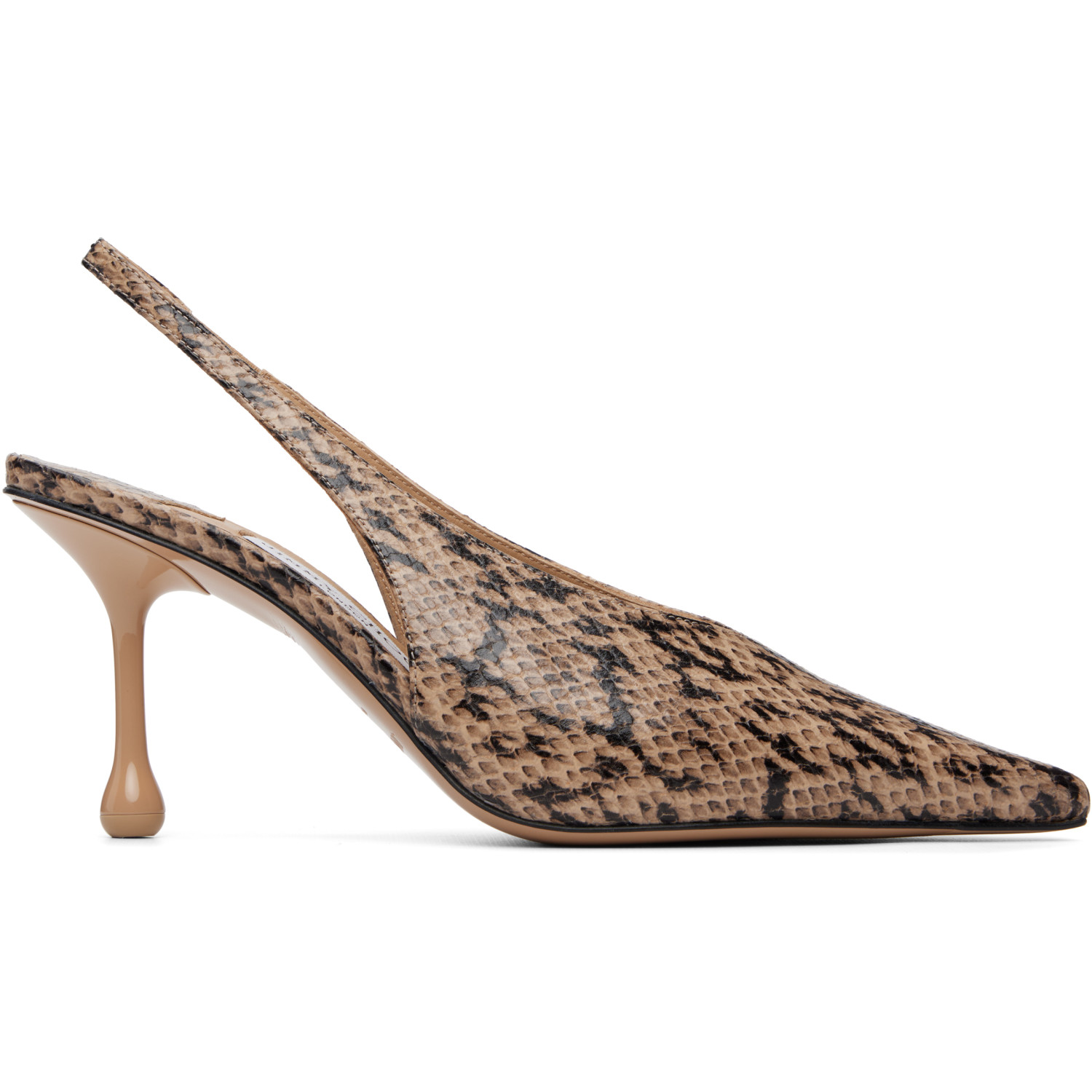 Jimmy Choo Beige Isa 80 Heels