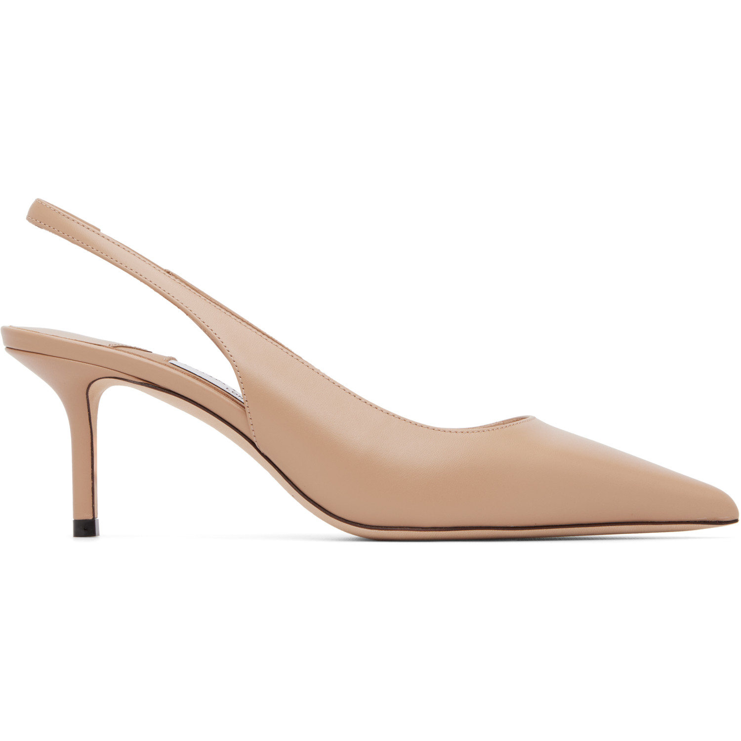 Jimmy Choo Beige Love Sling Back 65 Heels