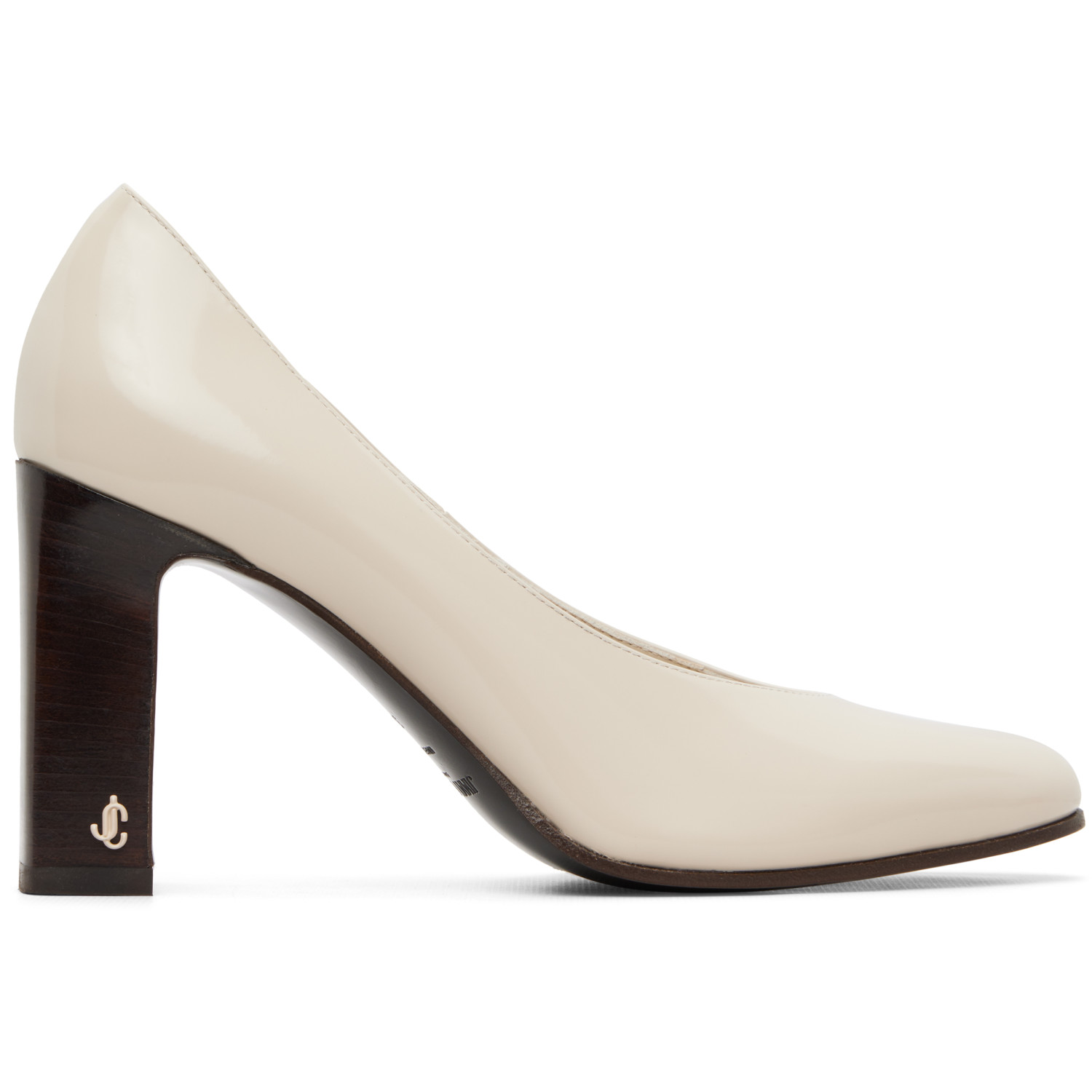 Jimmy Choo Off-White Eyla 85 Heels