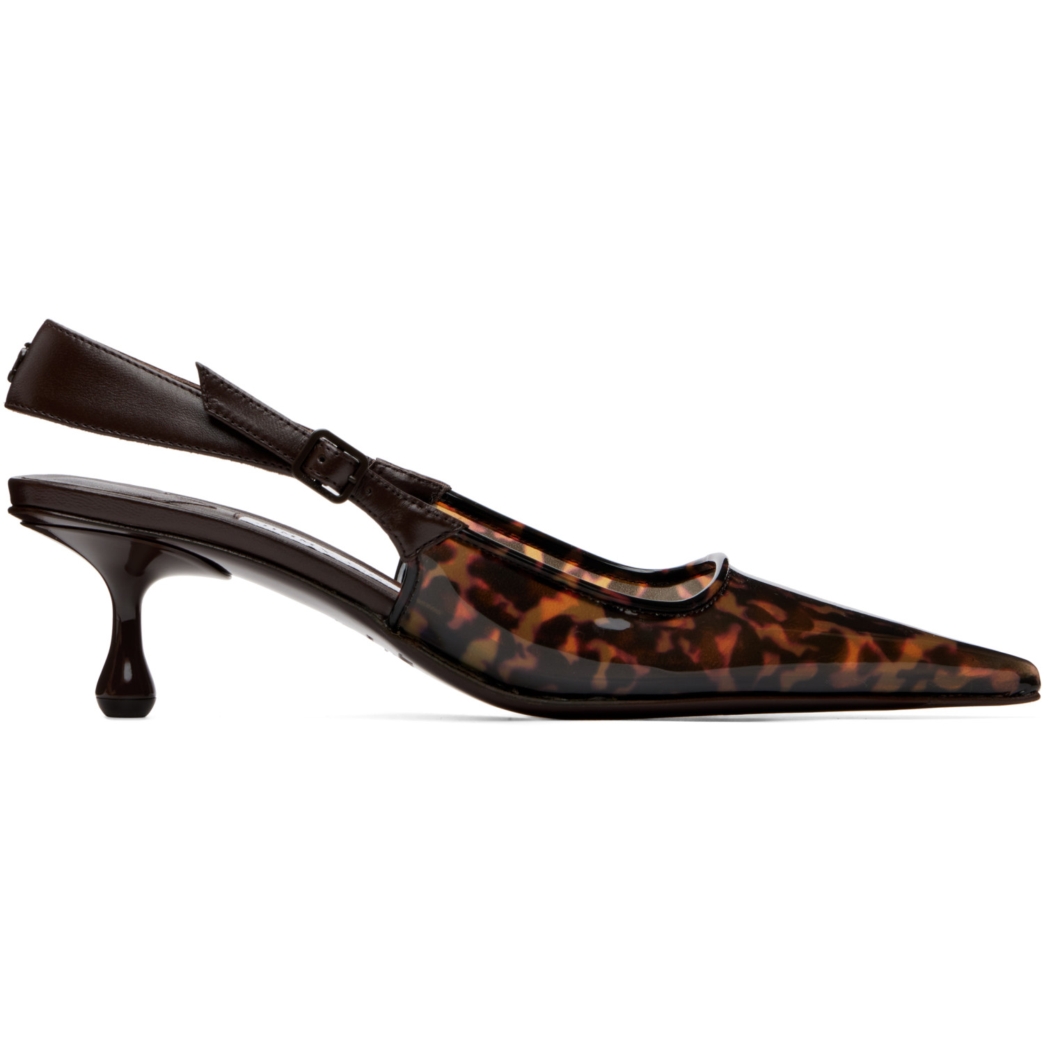 Jimmy Choo Brown Amel 50 Tortoiseshell Heels