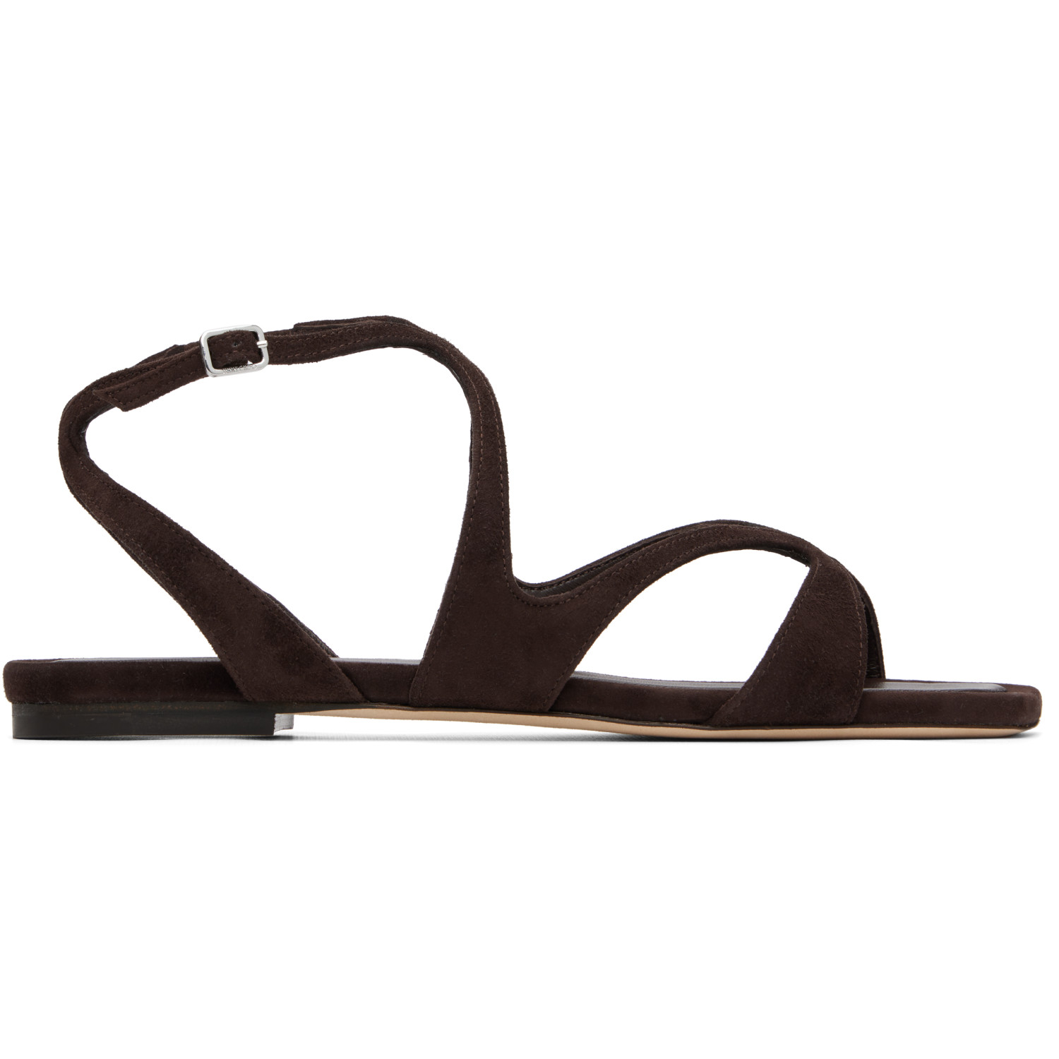 Jimmy Choo Brown Ayla Flats