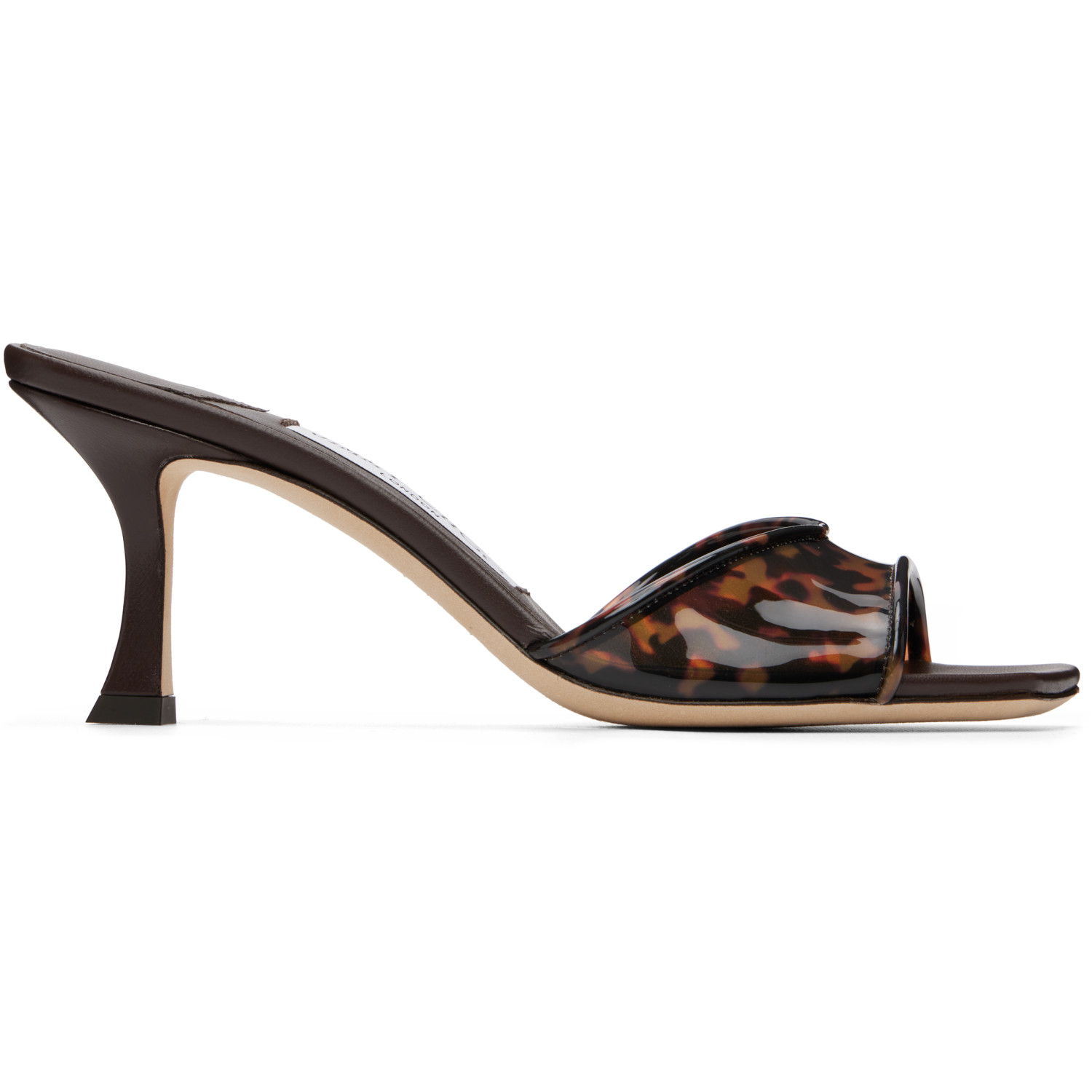 Jimmy Choo Brown Skye 70 Heeled Sandals