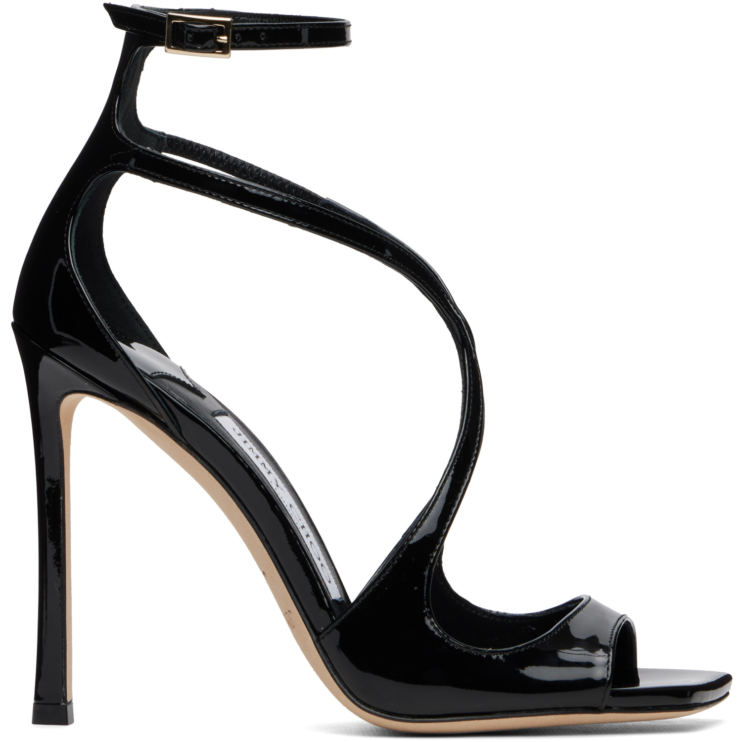 Jimmy Choo Black Azia 110 Heeled Sandals