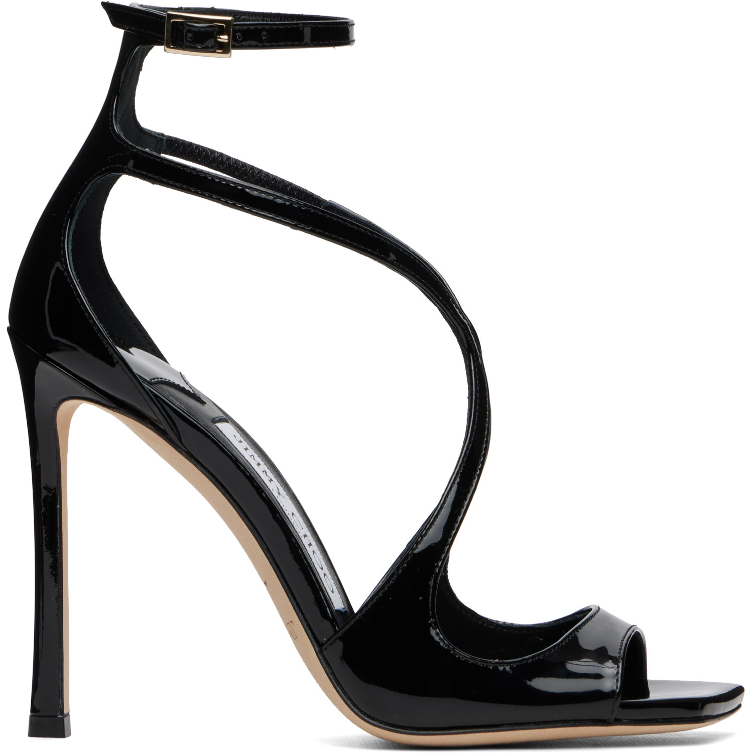 Jimmy Choo Black Azia 95 Heeled Sandals