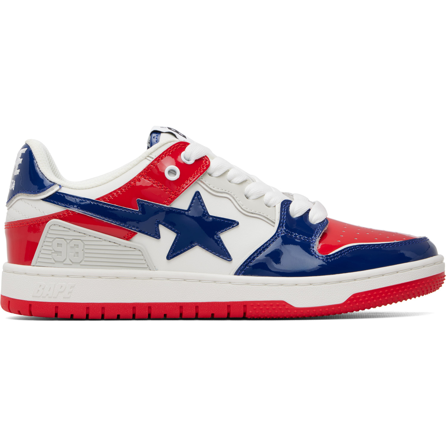 BAPE Navy & Red SK8 STA #2 Sneakers
