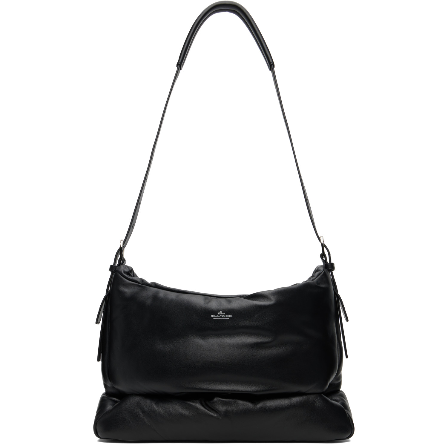 Maison MIHARA YASUHIRO Black 'Pucker' Puffer Tote
