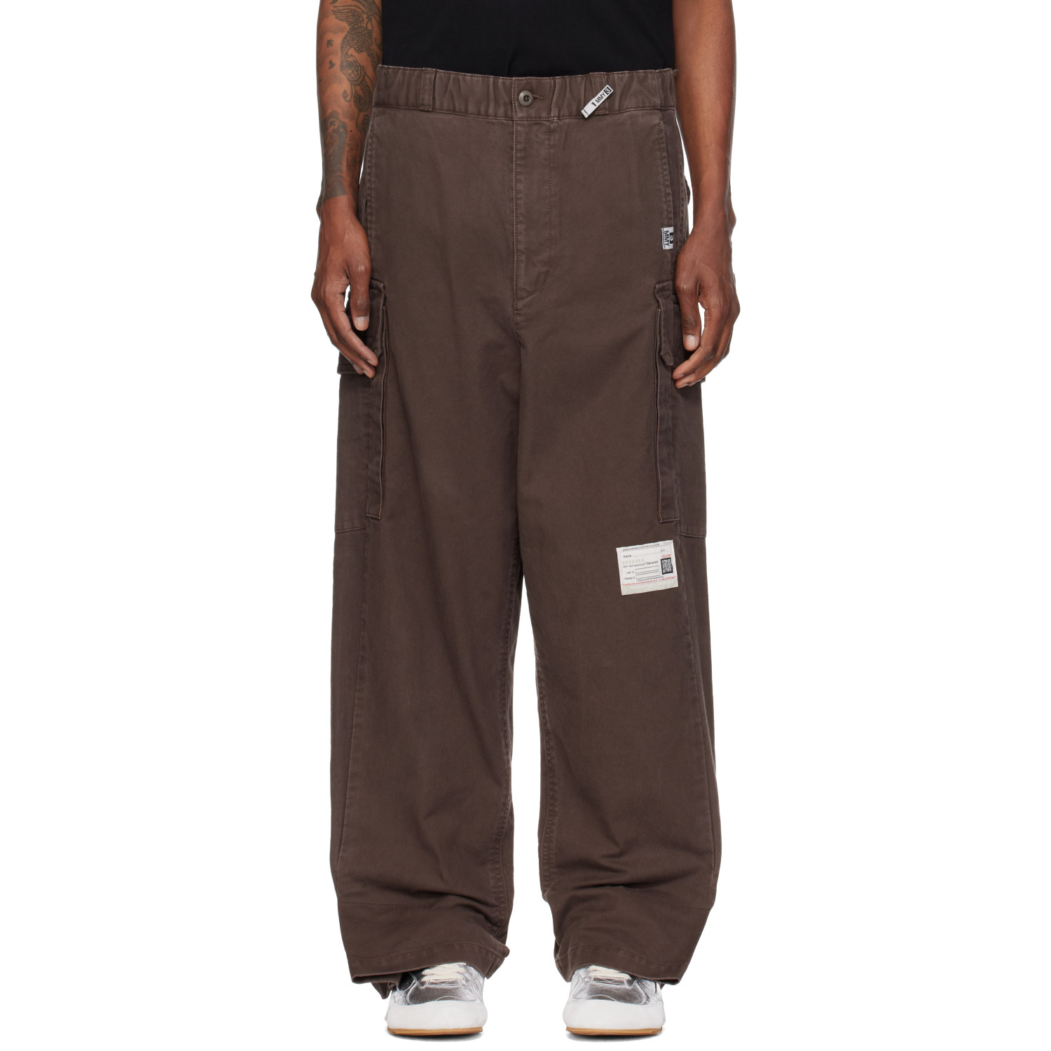 Maison MIHARA YASUHIRO Brown Folded Cargo Pants