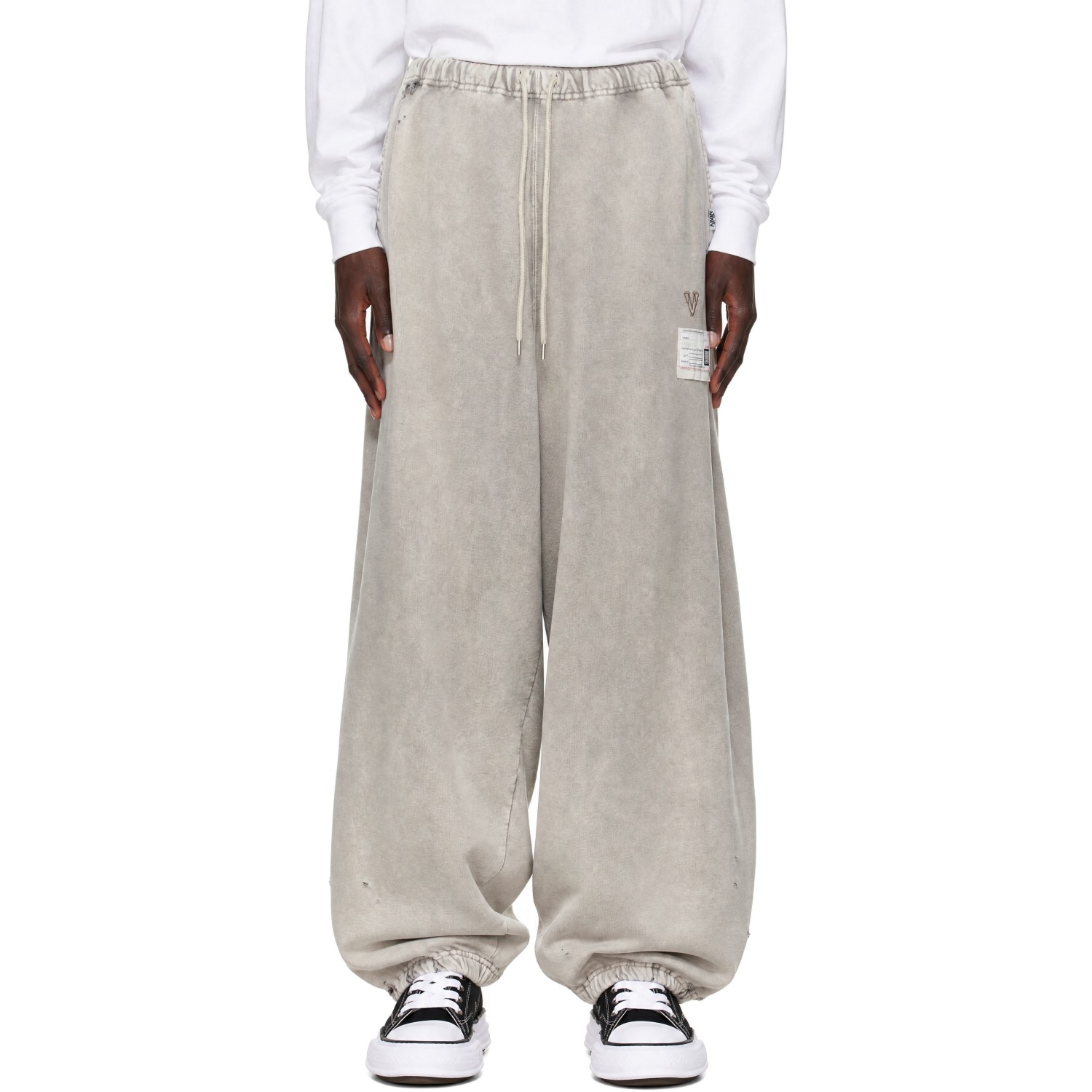 Maison MIHARA YASUHIRO Gray Bleached Sweatpants
