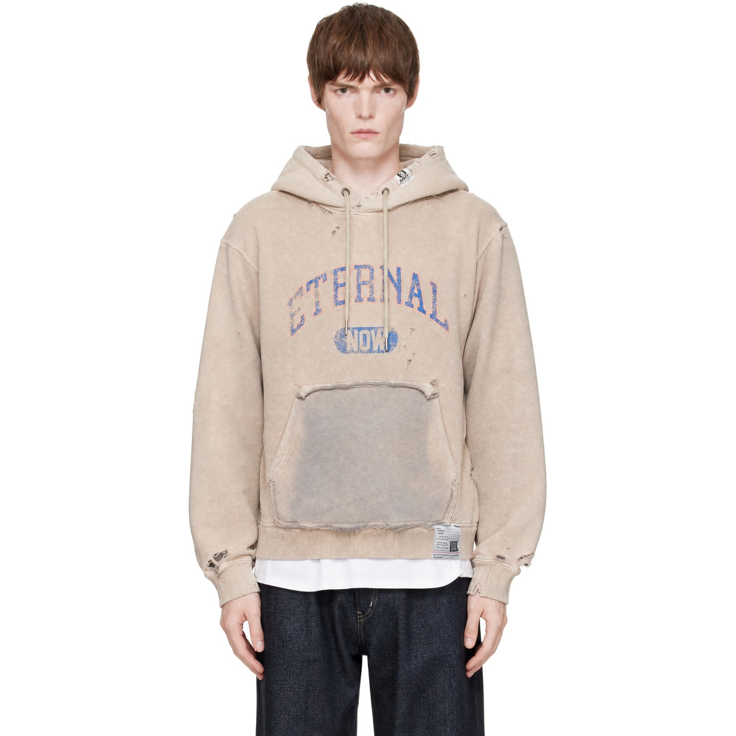 Maison MIHARA YASUHIRO Beige Sun Faded Like Hoodie