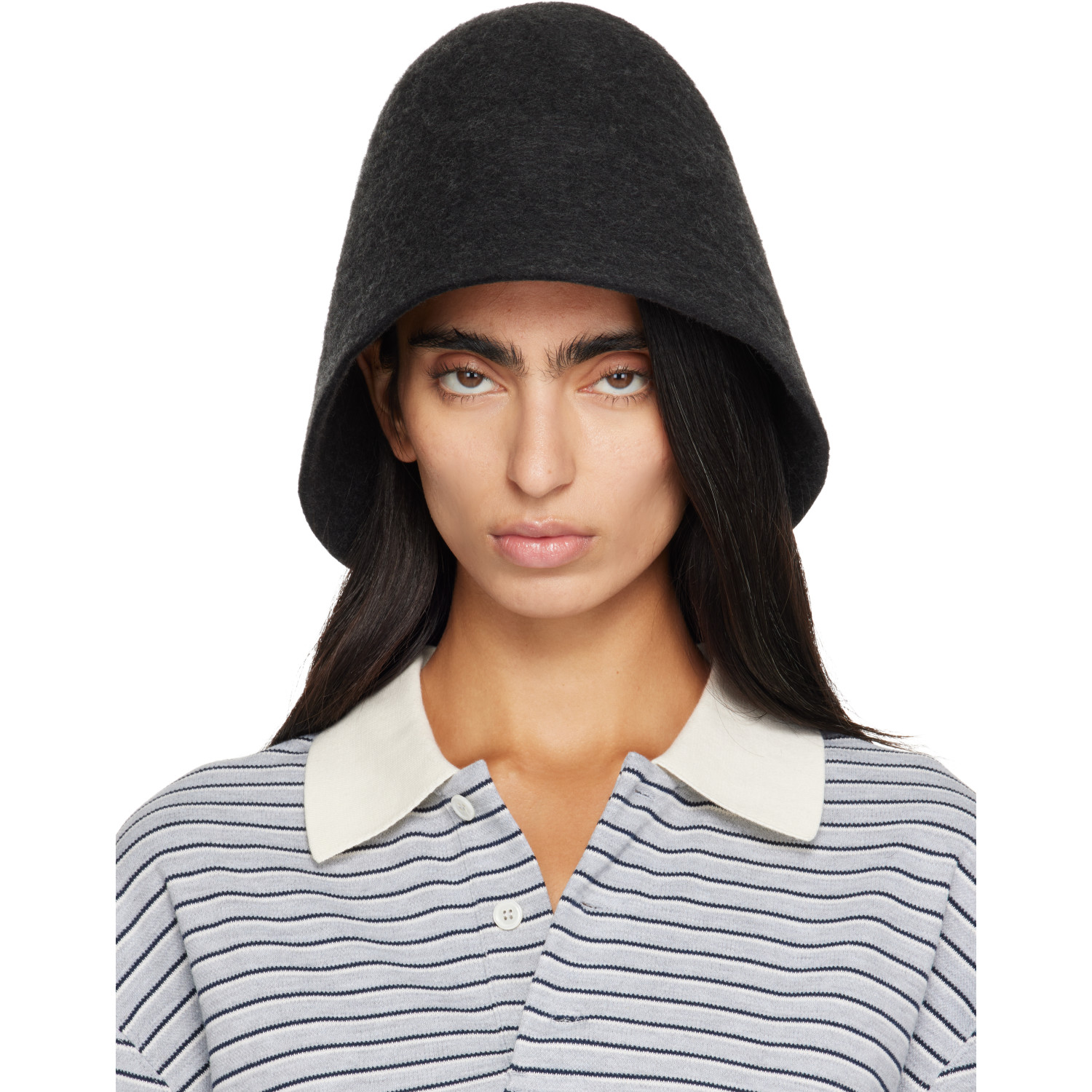 JACQUEMUS Black 'The Cloche' Hat