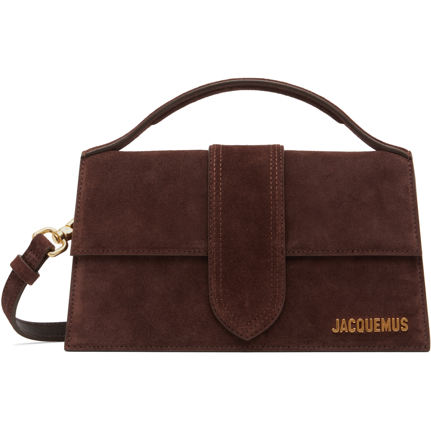 JACQUEMUS Brown 'The large Bambino' Bag