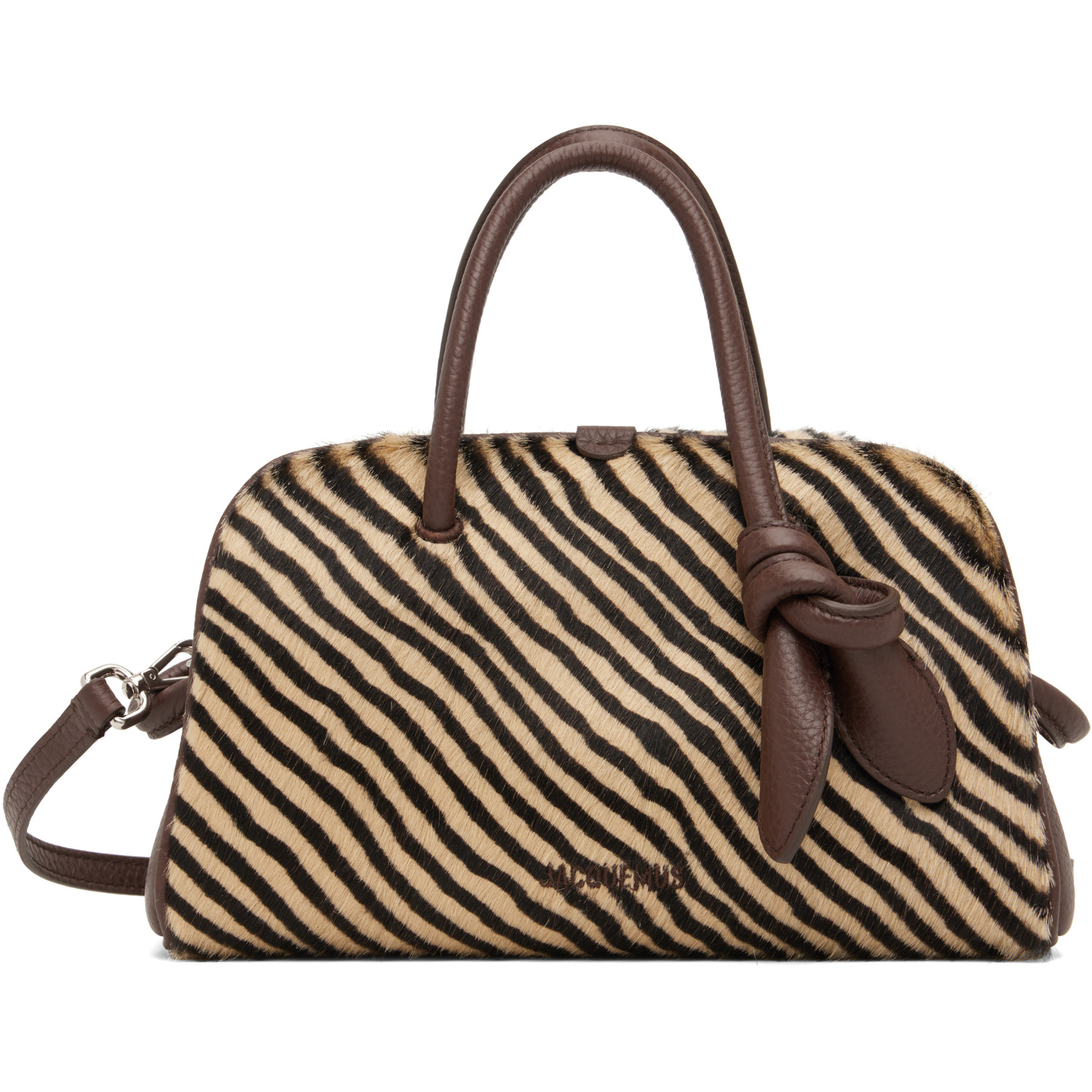 JACQUEMUS Brown & Beige 'Le petit Turismo' Bag