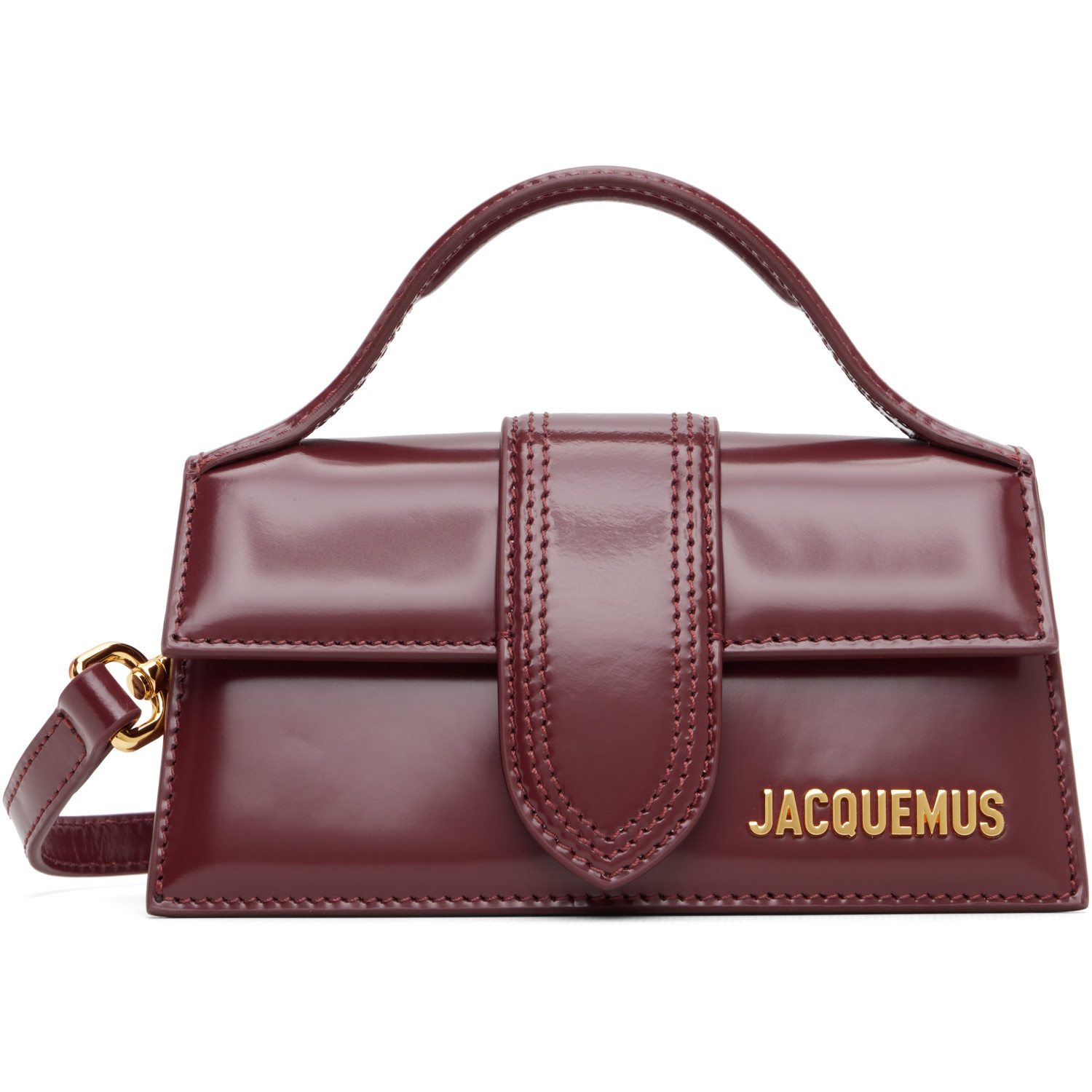 JACQUEMUS Burgundy 'The Bambino' Bag