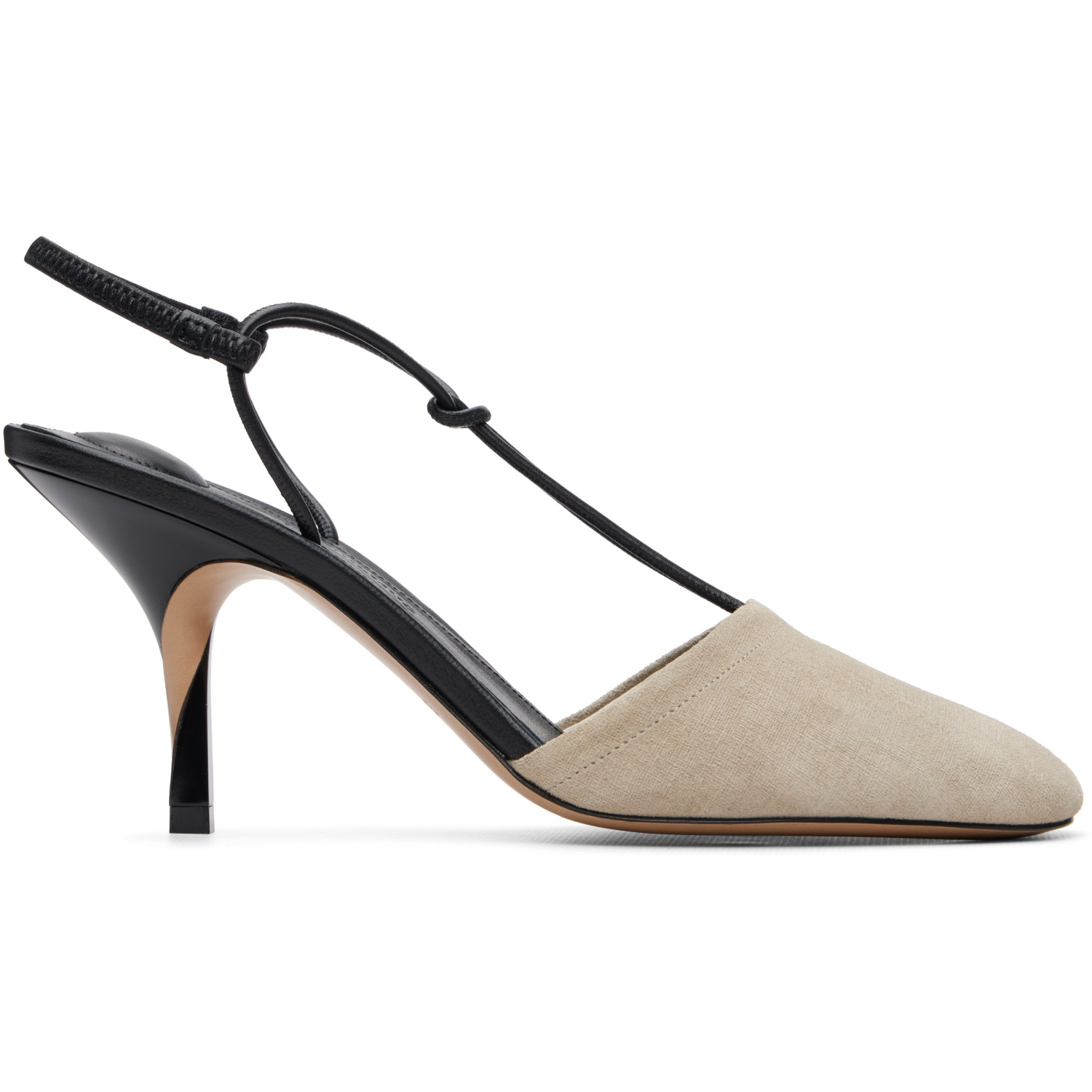JACQUEMUS Gray 'Les Sandales Pina' Heels