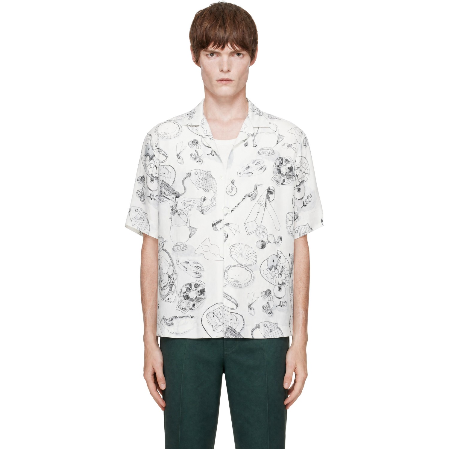 JACQUEMUS White 'The Cocktail' Shirt