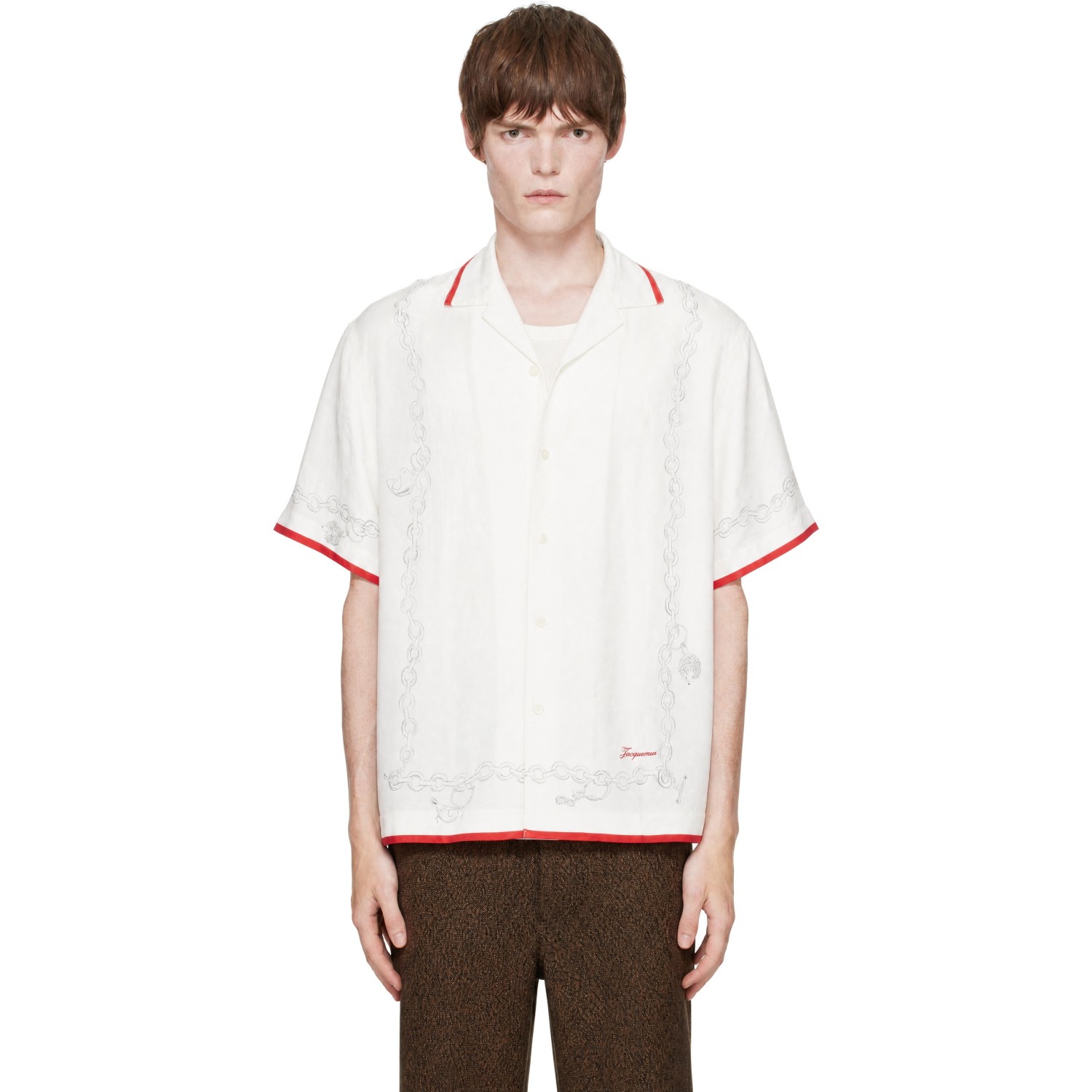 JACQUEMUS White 'The Cocktail' Shirt