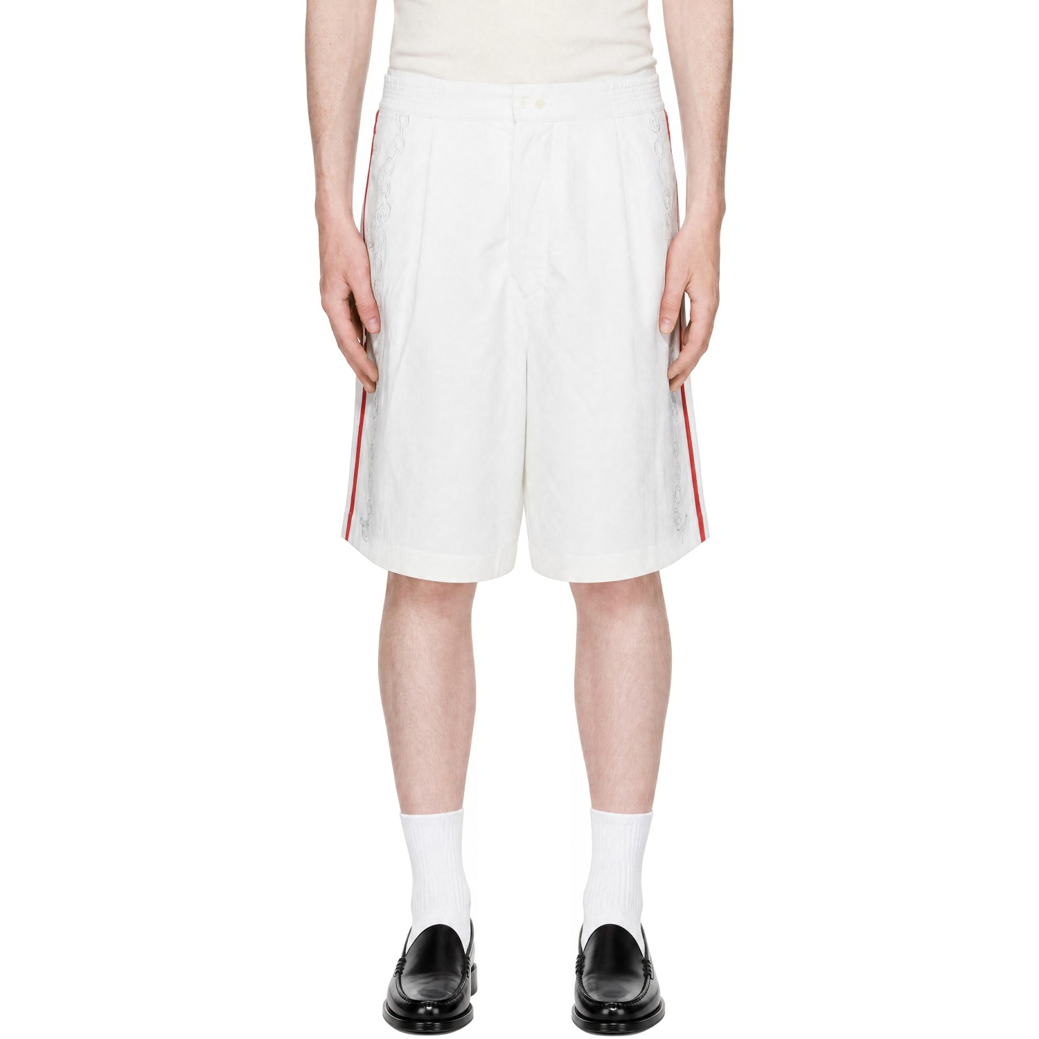 JACQUEMUS White 'Le Pyjama' Shorts