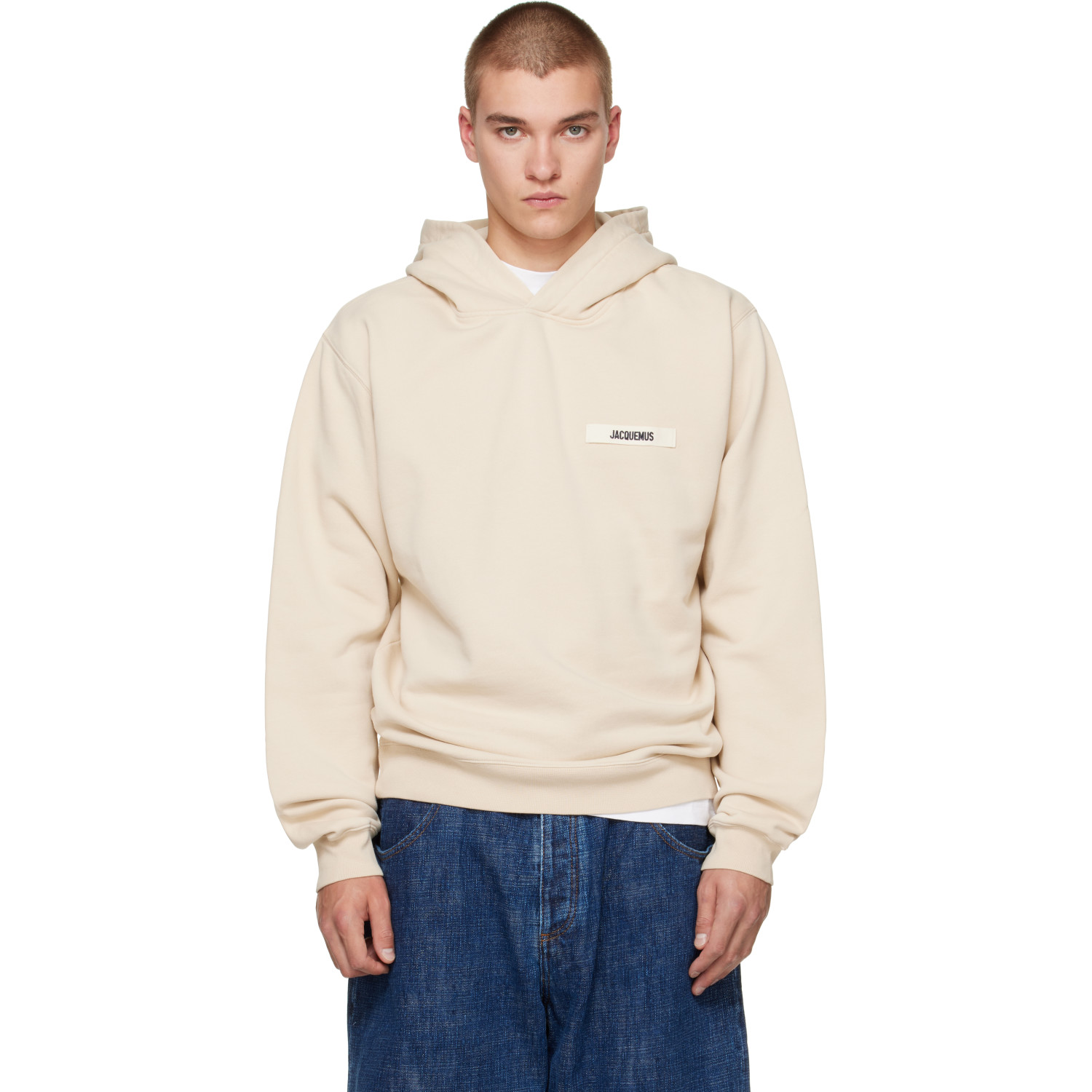JACQUEMUS Beige 'The Gros Grain' Hoodie
