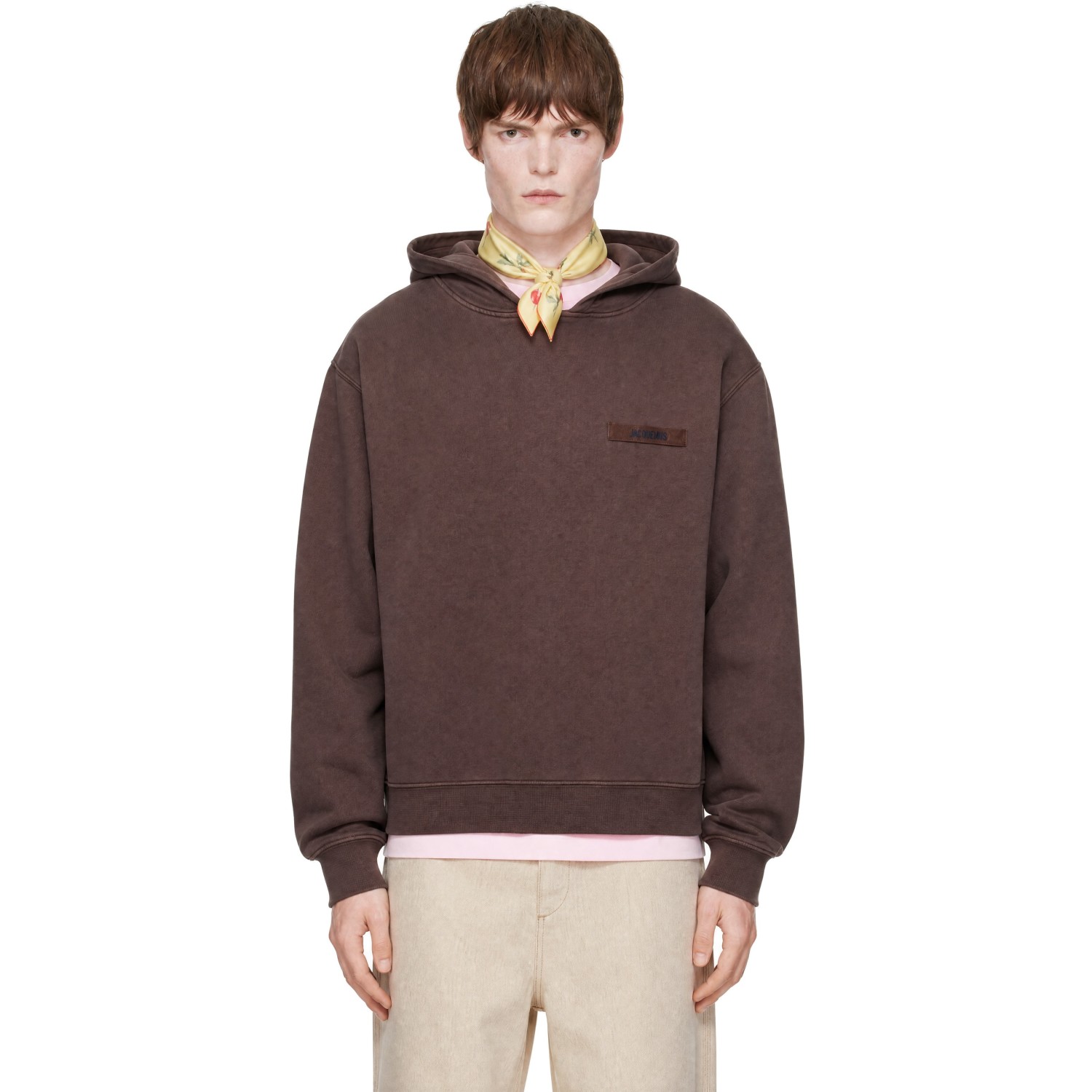 JACQUEMUS Brown 'Le Gros Grain' Hoodie
