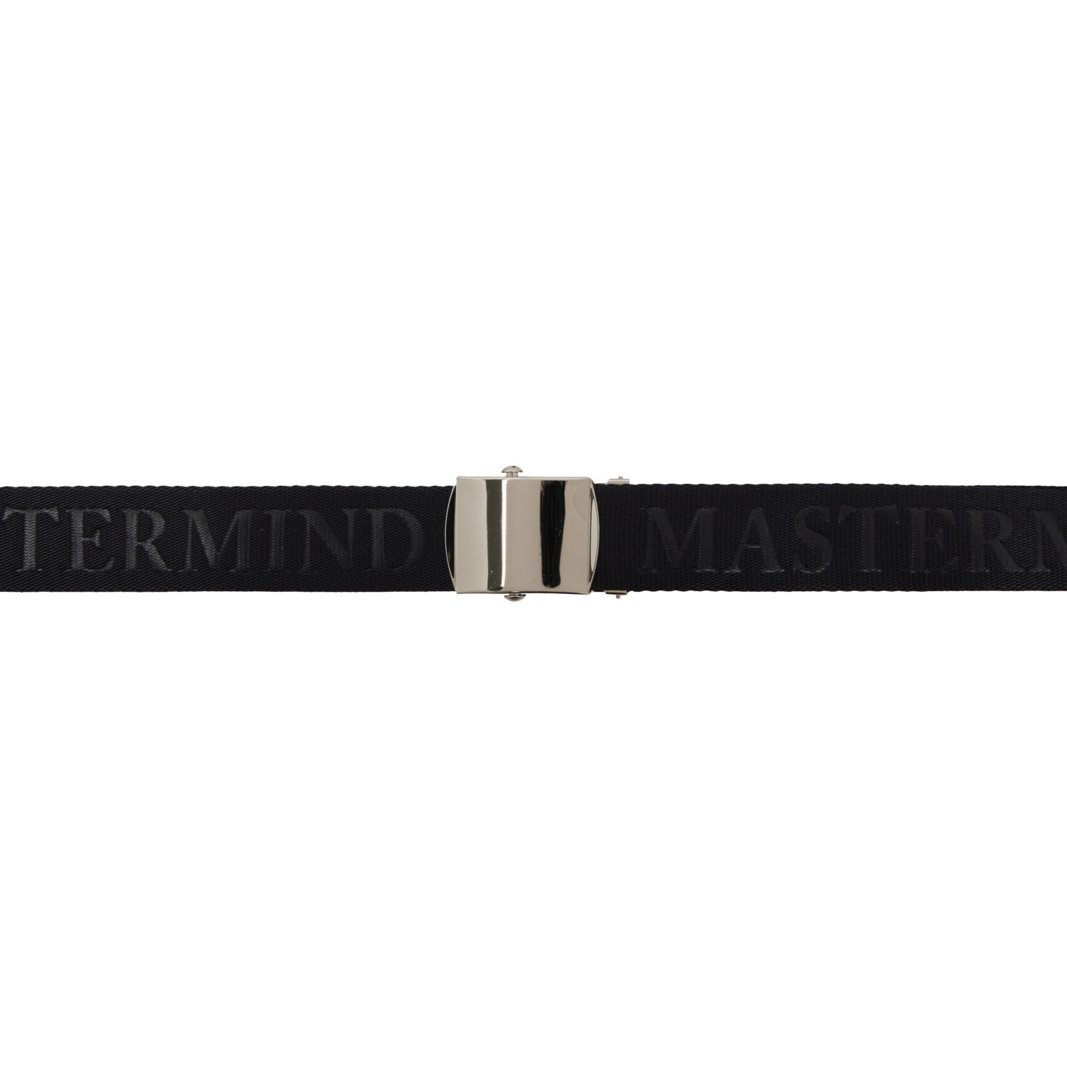 mastermind JAPAN Black & Silver Chain Belt