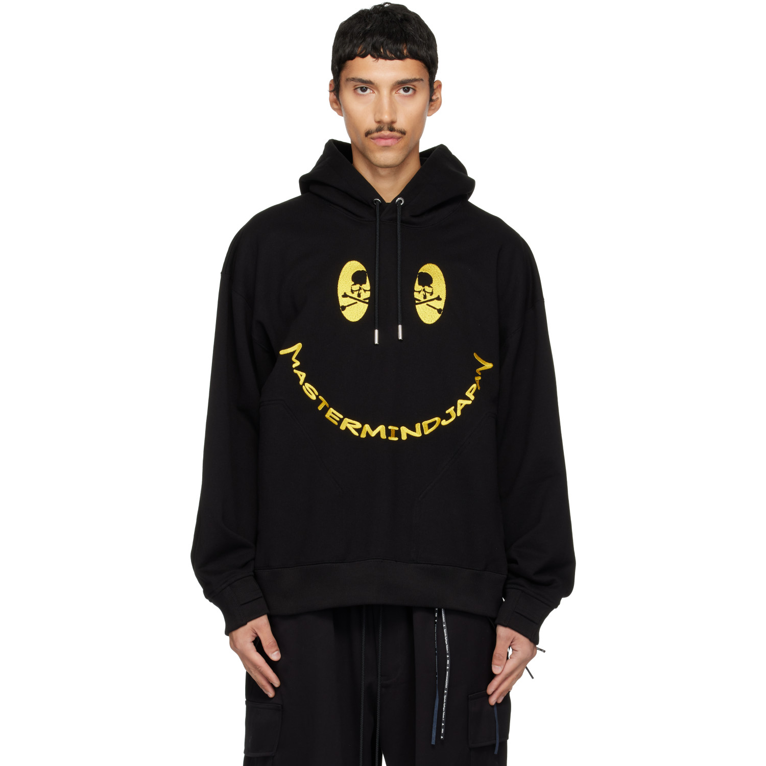 mastermind JAPAN Black Smily Hoodie
