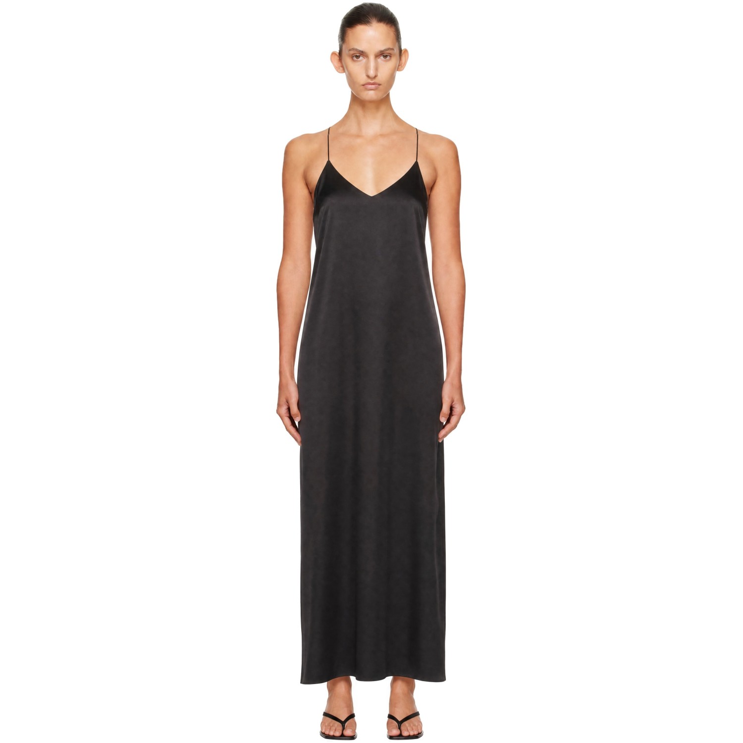 LISA YANG Black Camisole Maxi Dress