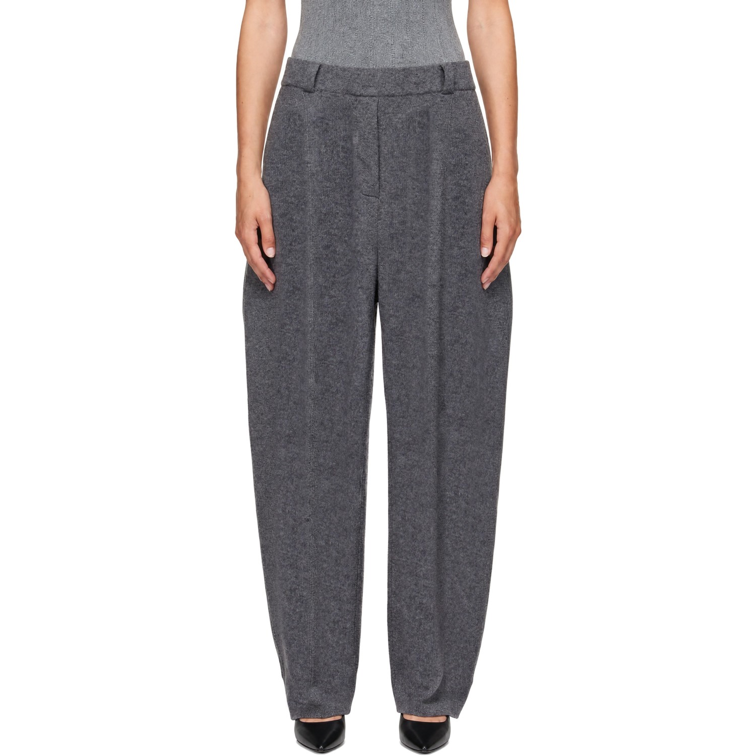 LISA YANG Gray Wrenda Trousers