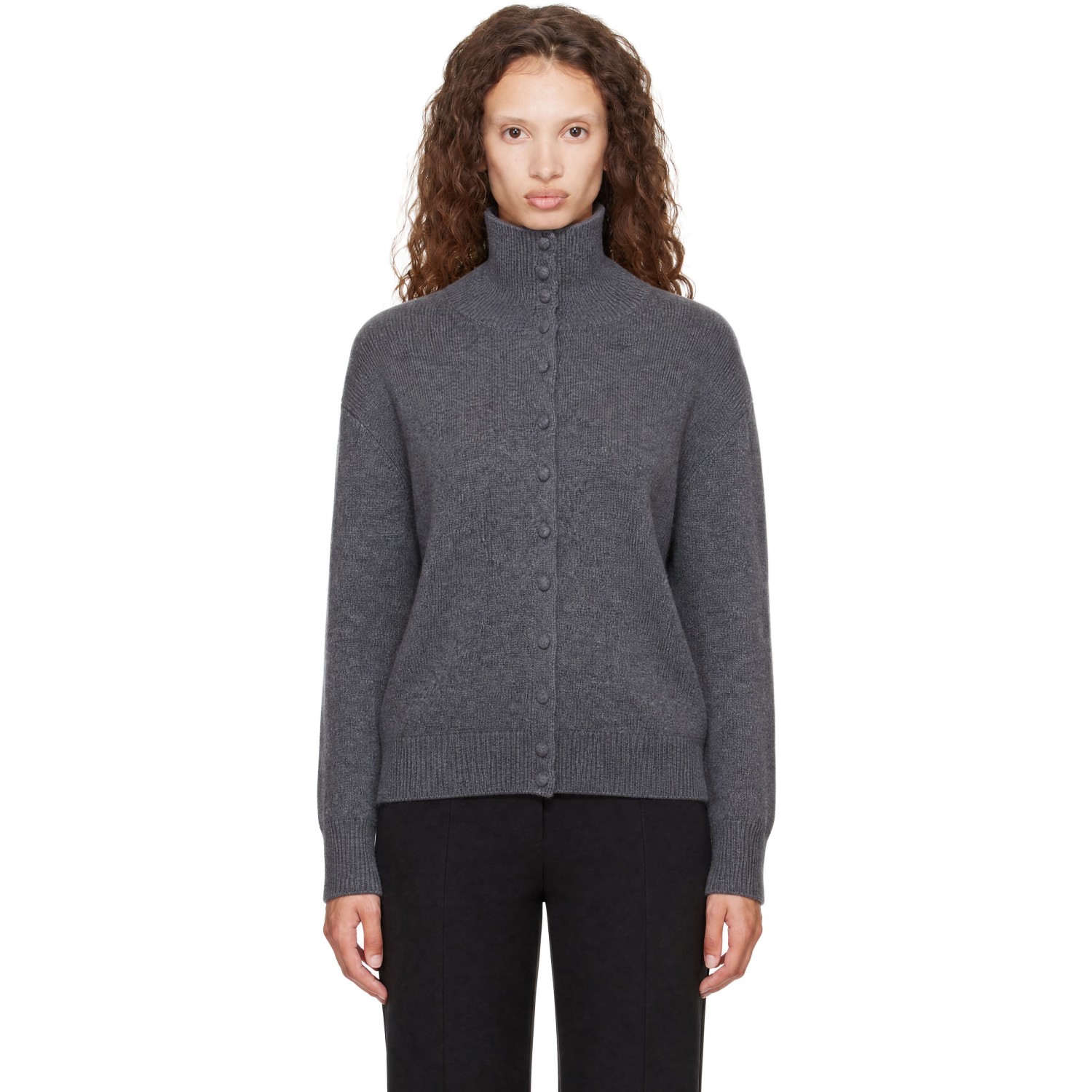 LISA YANG Gray Denie Cardigan