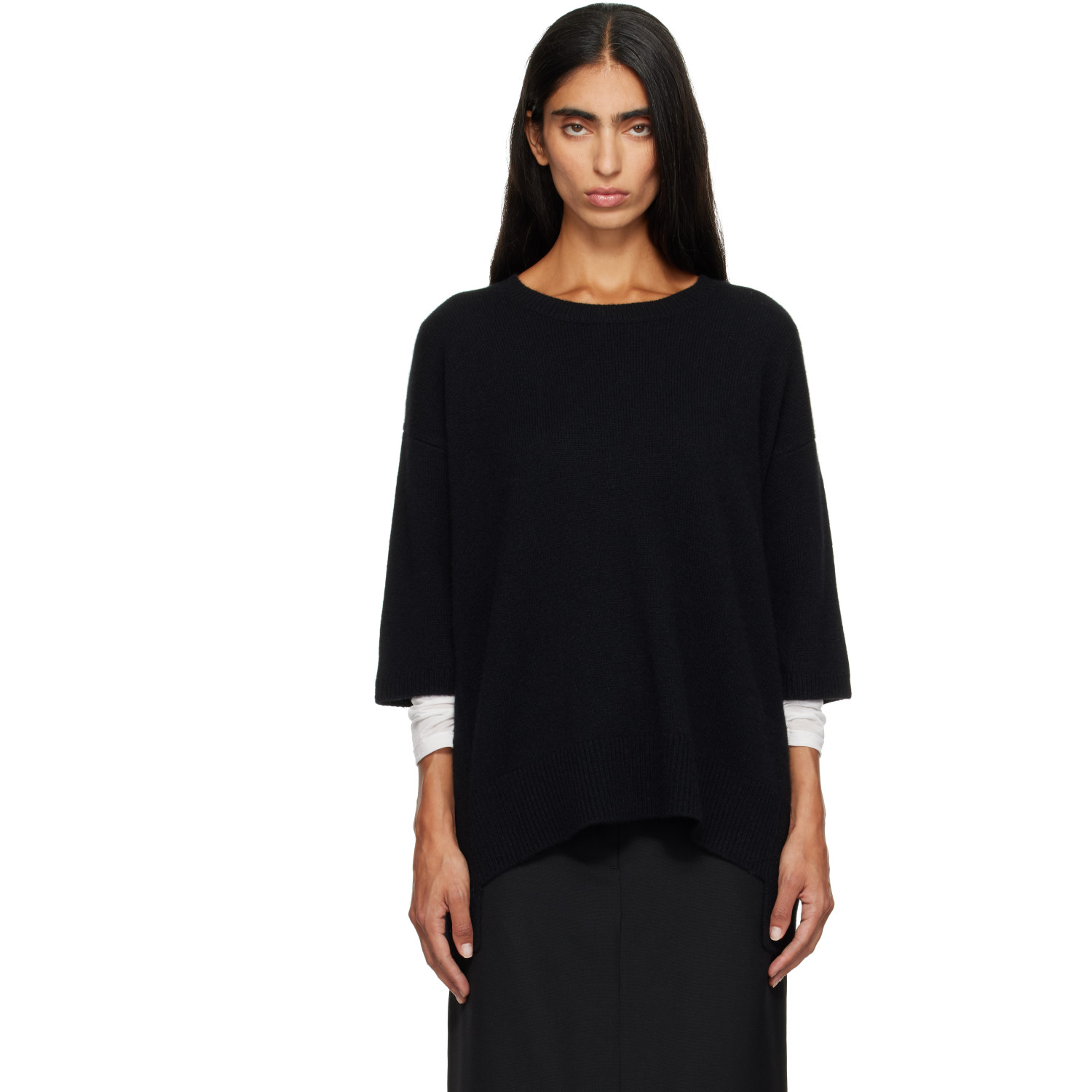 LISA YANG Black Camille T-shirt