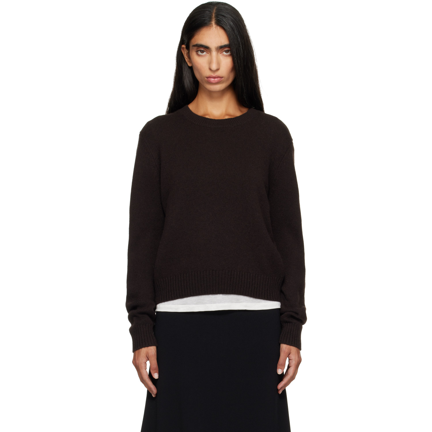 LISA YANG Brown Mable Sweater