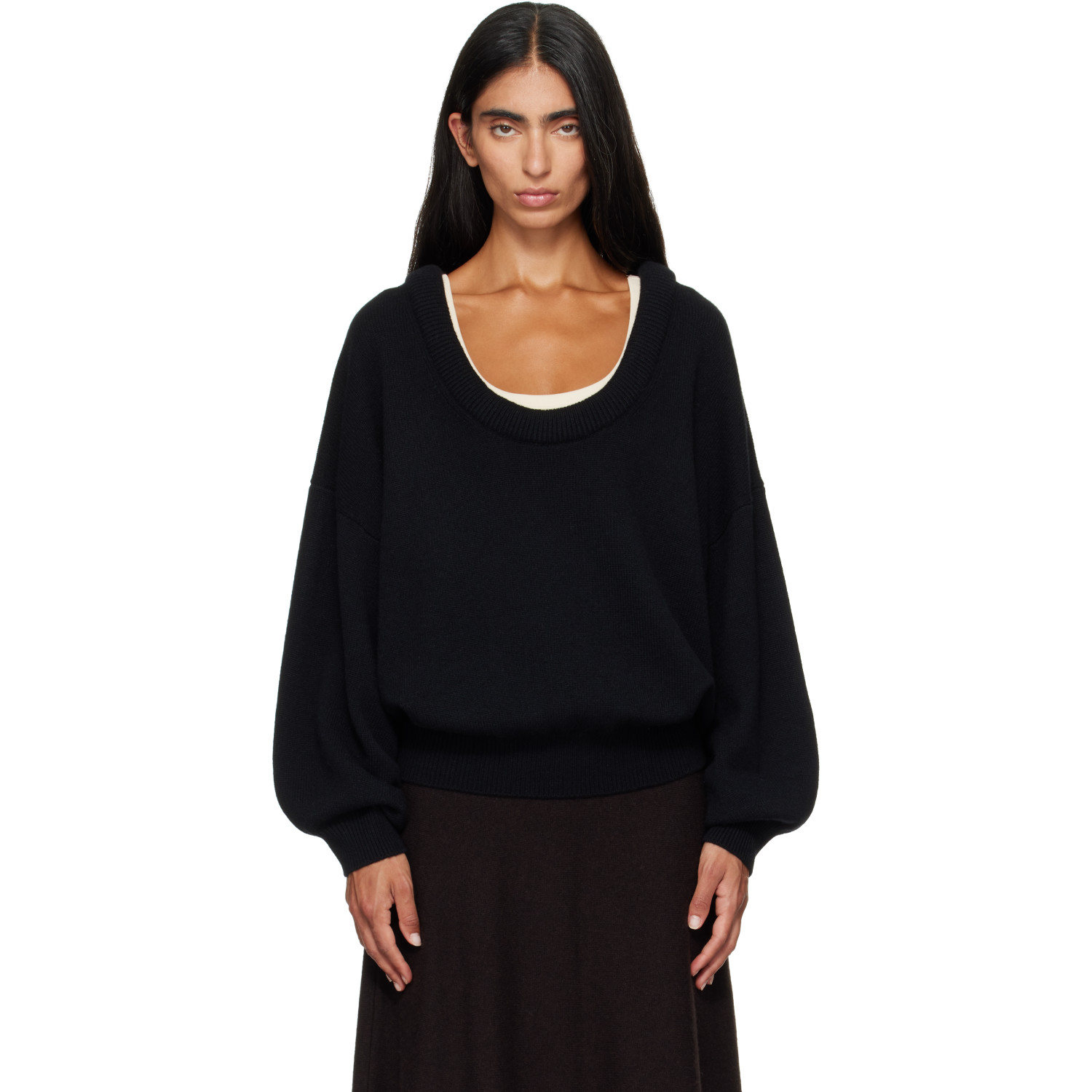 LISA YANG Black Doria Sweater