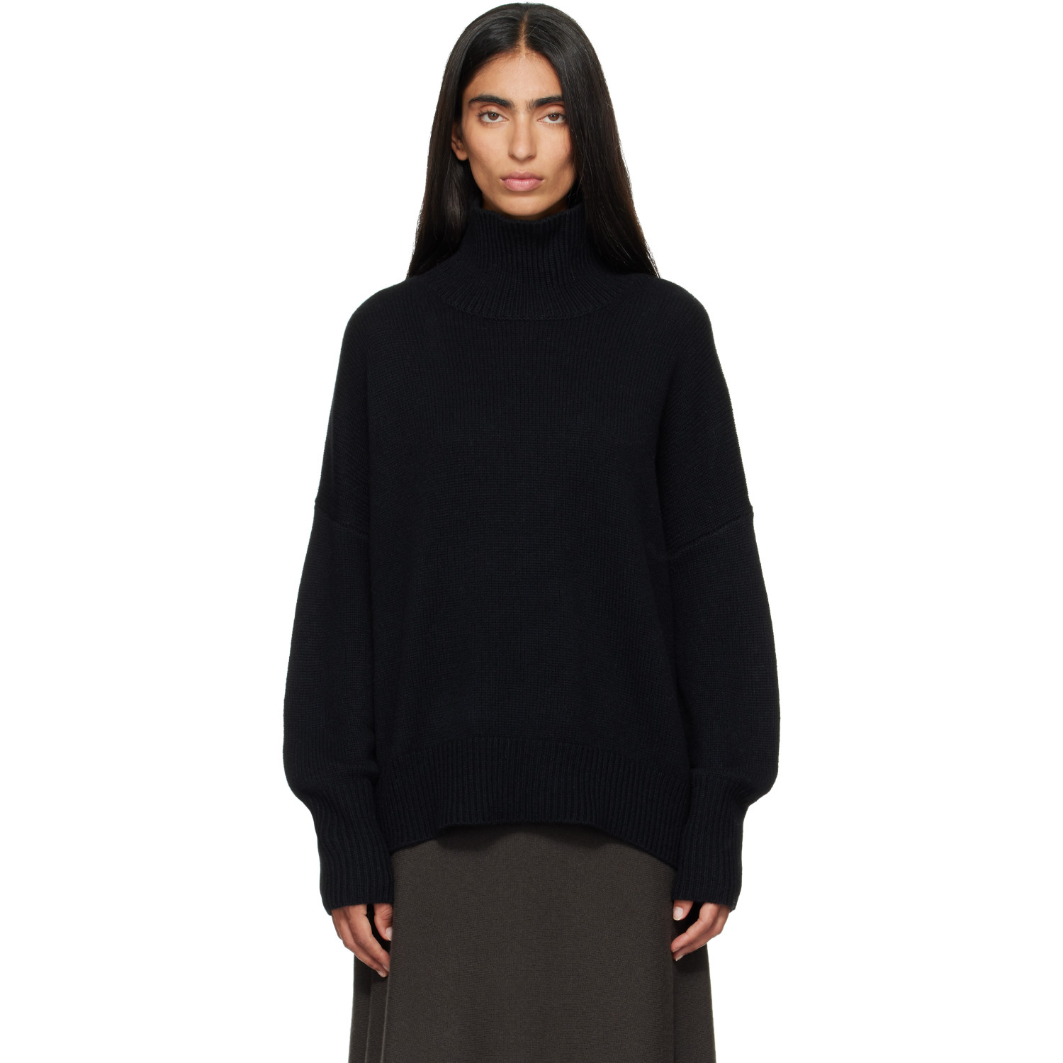 LISA YANG Black Heidi Turtleneck