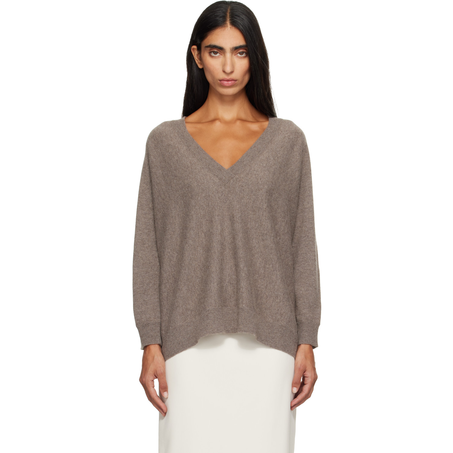 LISA YANG Taupe Kenny Sweater