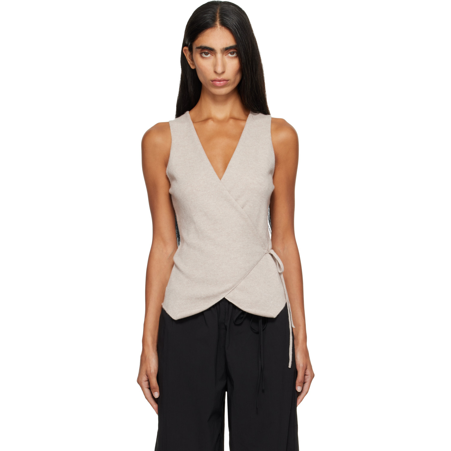 LISA YANG Beige Nayi Top