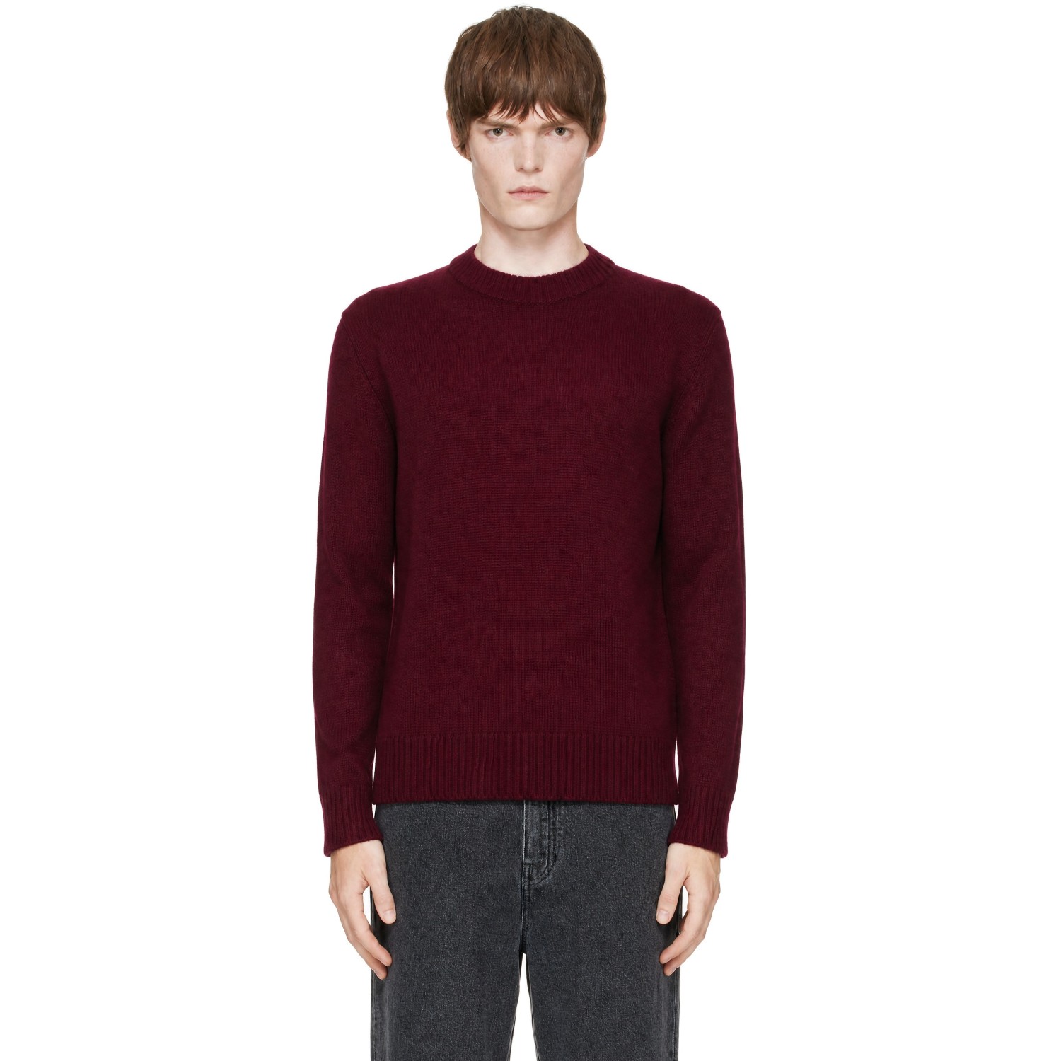 LISA YANG Burgundy Kristian Sweater