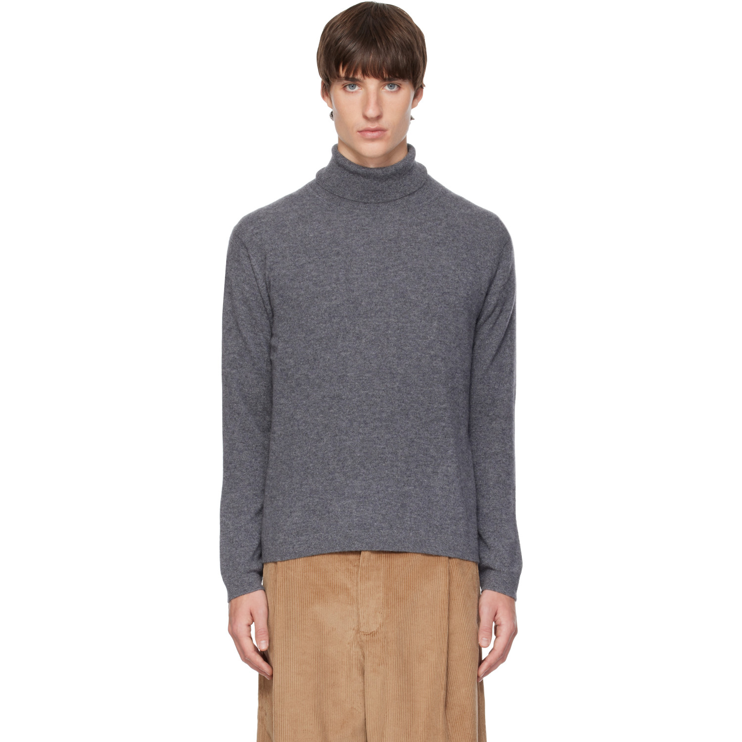 LISA YANG Gray Aksel Turtleneck