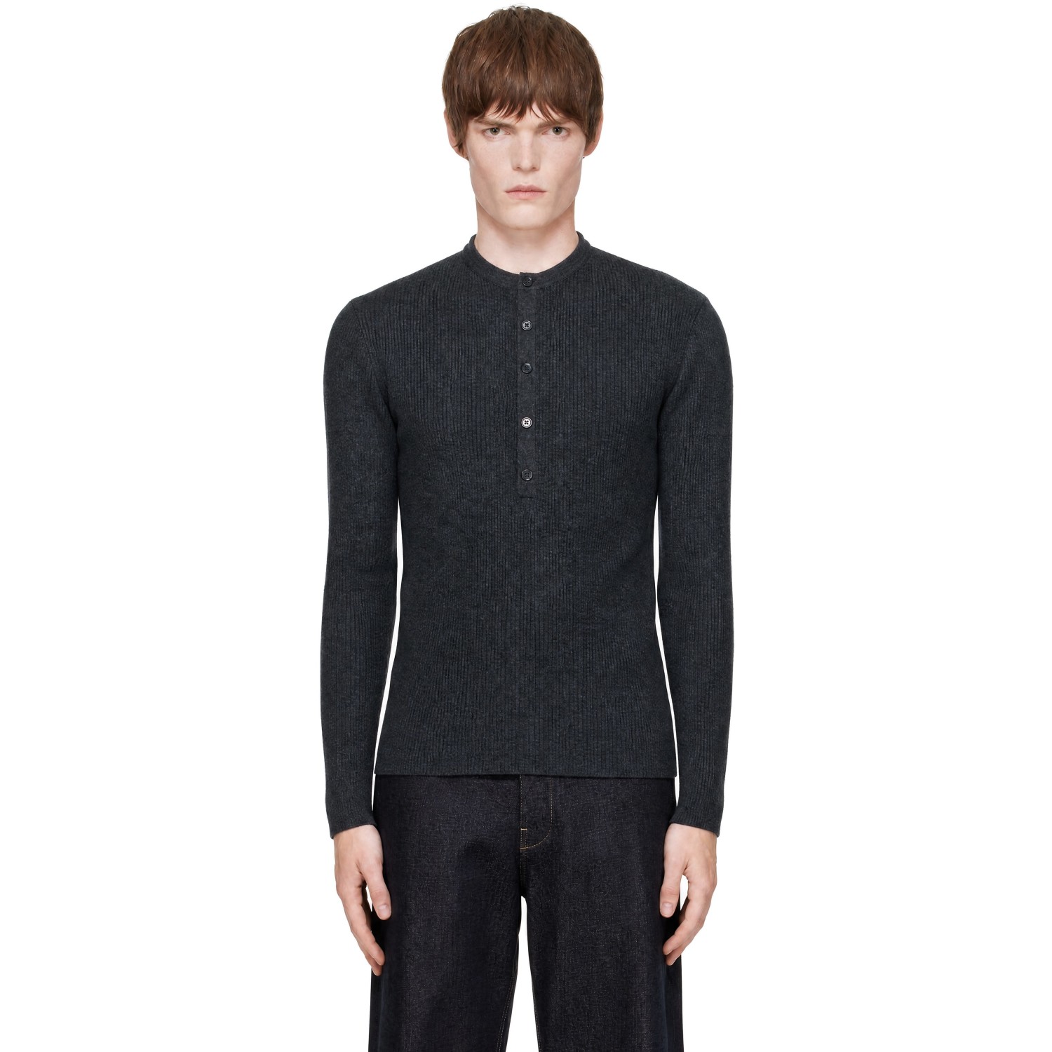 LISA YANG Gray Falk Henley