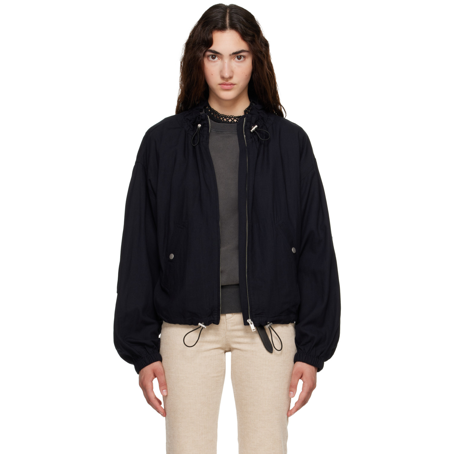 Isabel Marant Etoile Black Plume Jacket