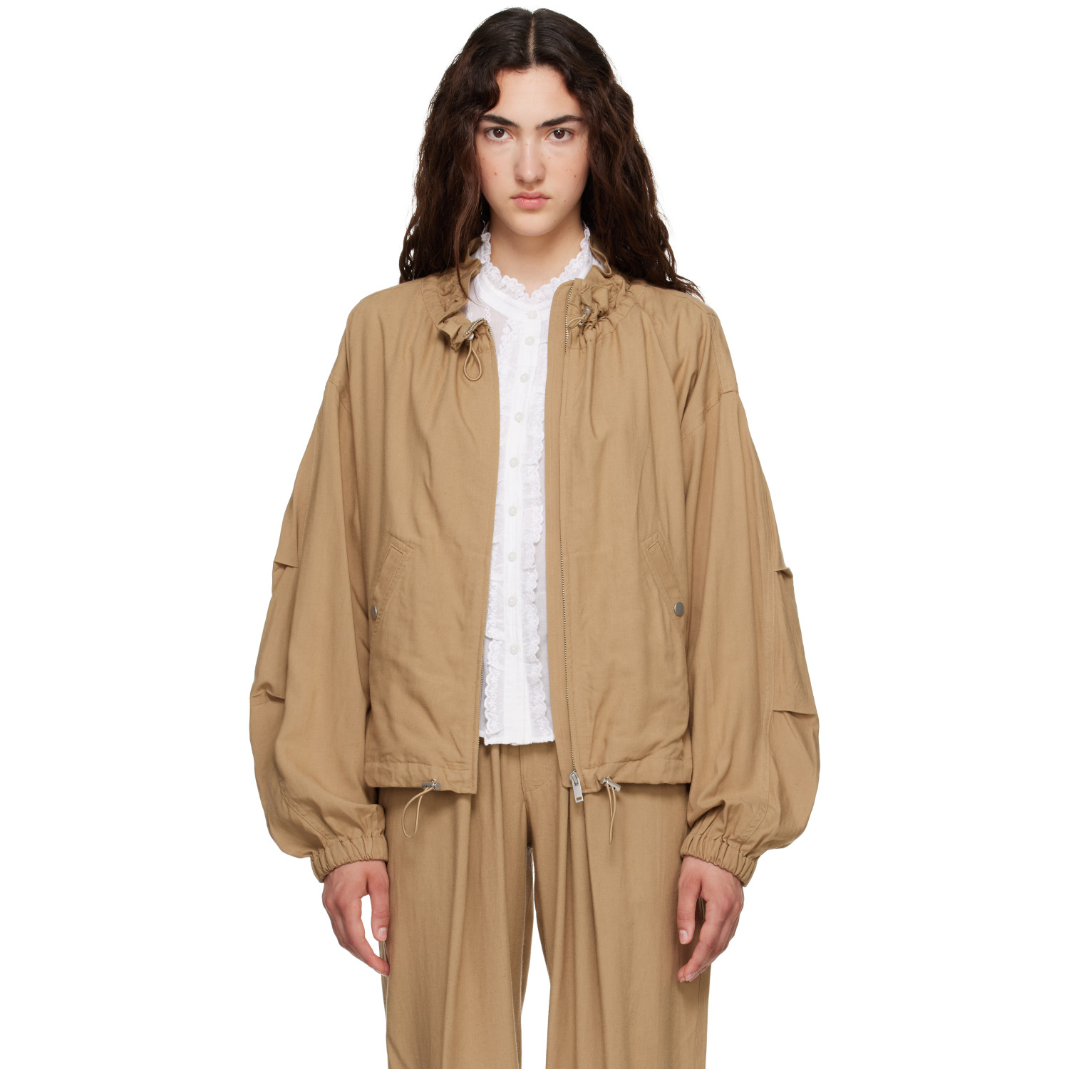 Isabel Marant Etoile Khaki Plume Jacket