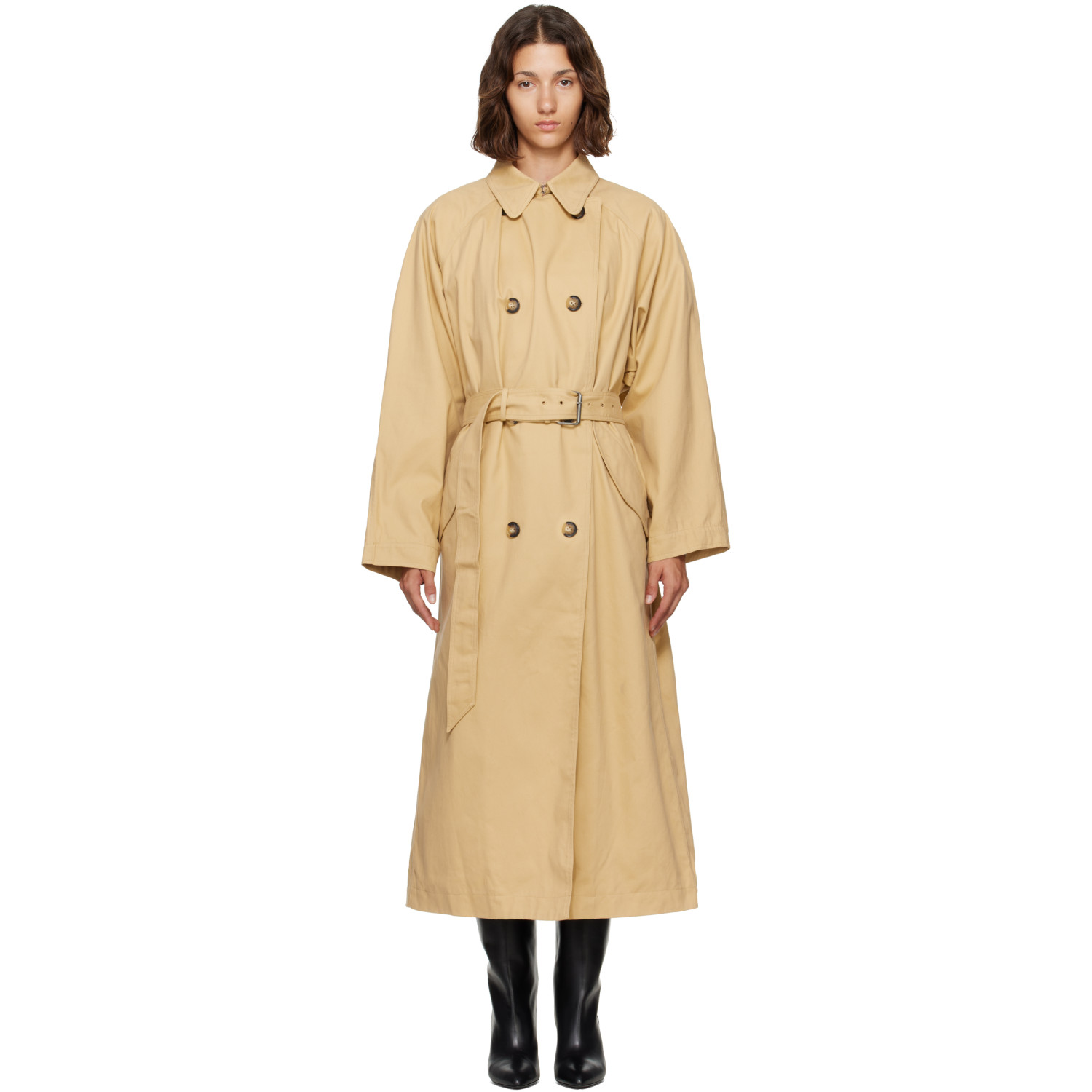 Isabel Marant Etoile Beige Cacilda Trench Coat