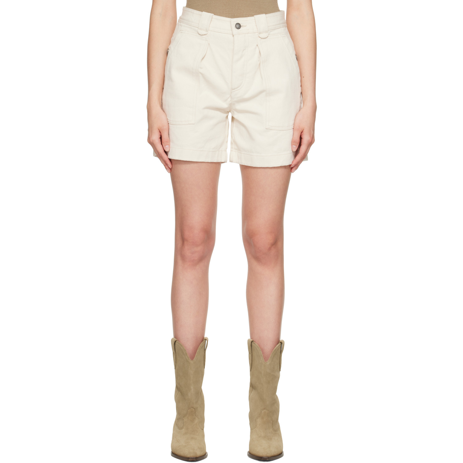 Isabel Marant Etoile Off-White Eveja Shorts