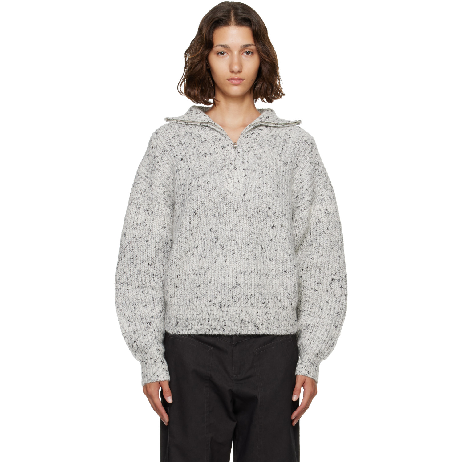Isabel Marant Etoile Gray Anita Sweater