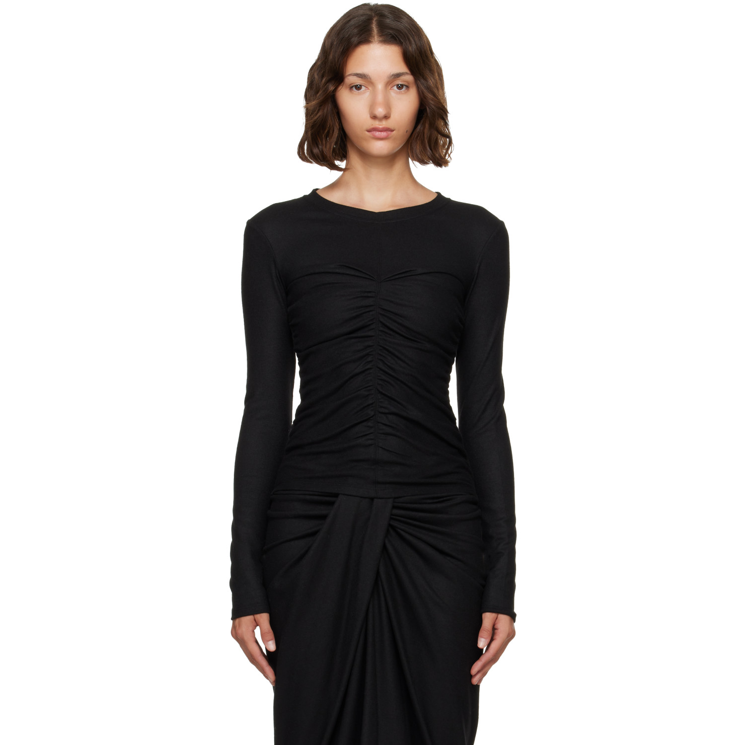 Isabel Marant Etoile Black Delesa Top