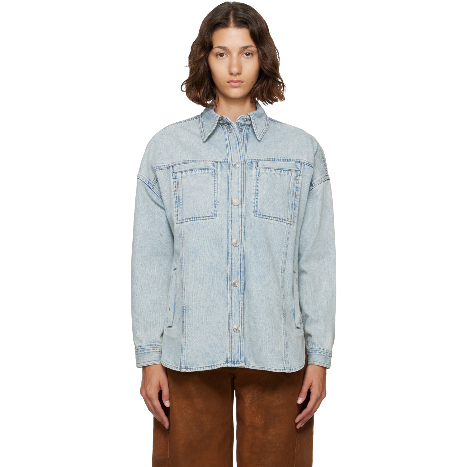 Isabel Marant Etoile Blue Imana Denim Jacket