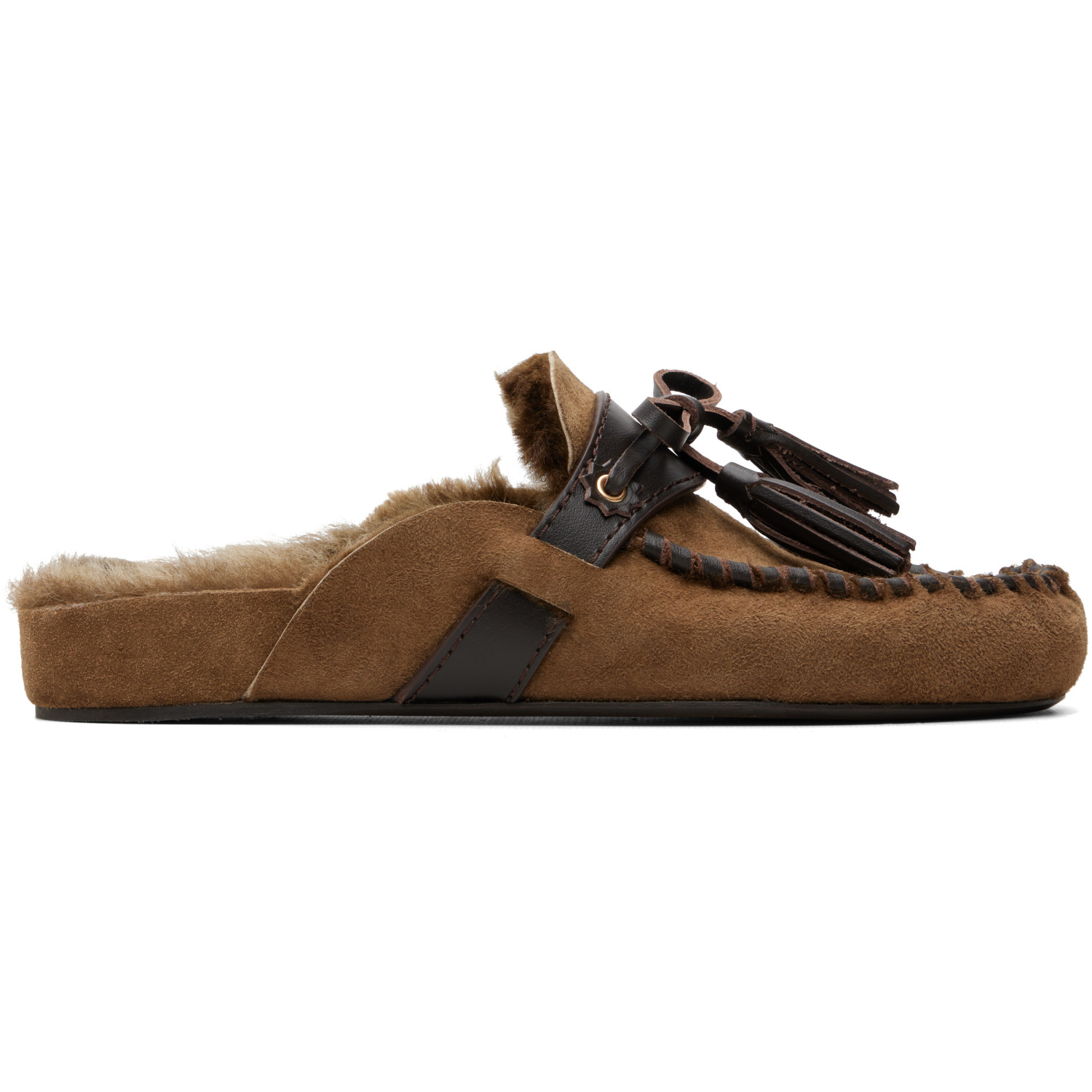 Isabel Marant Brown Malvin Mule Loafers