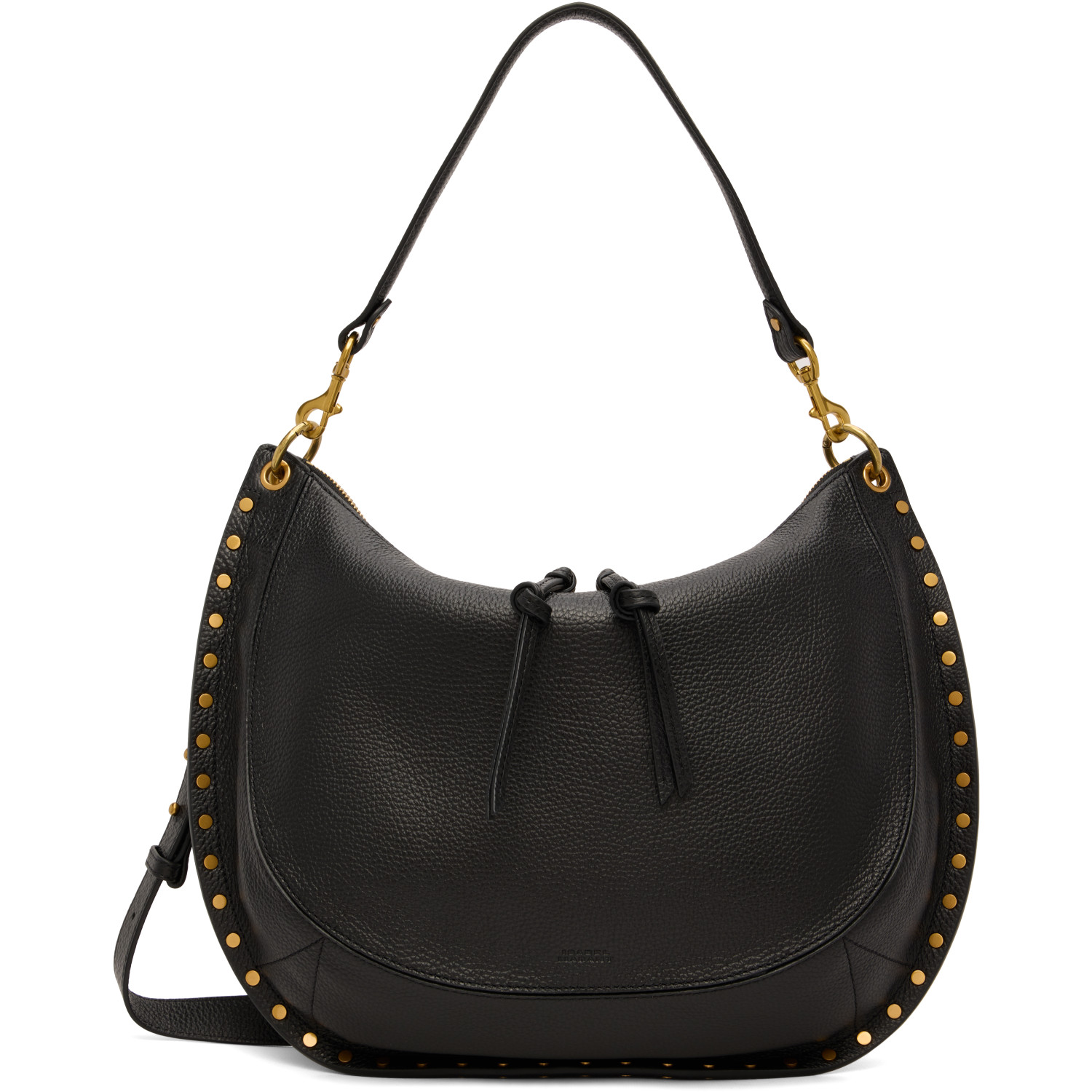 Isabel Marant Black Oskan Soft L Grained Leather Bag